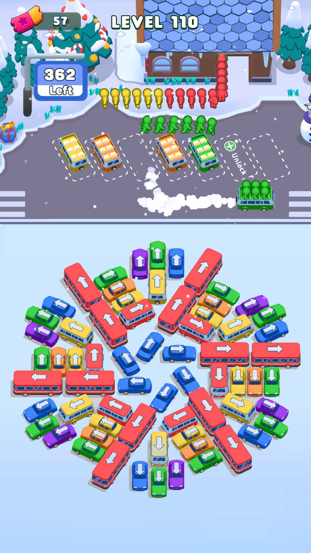 اسکرین شات 2 بازی Bus Escape: Traffic Jam