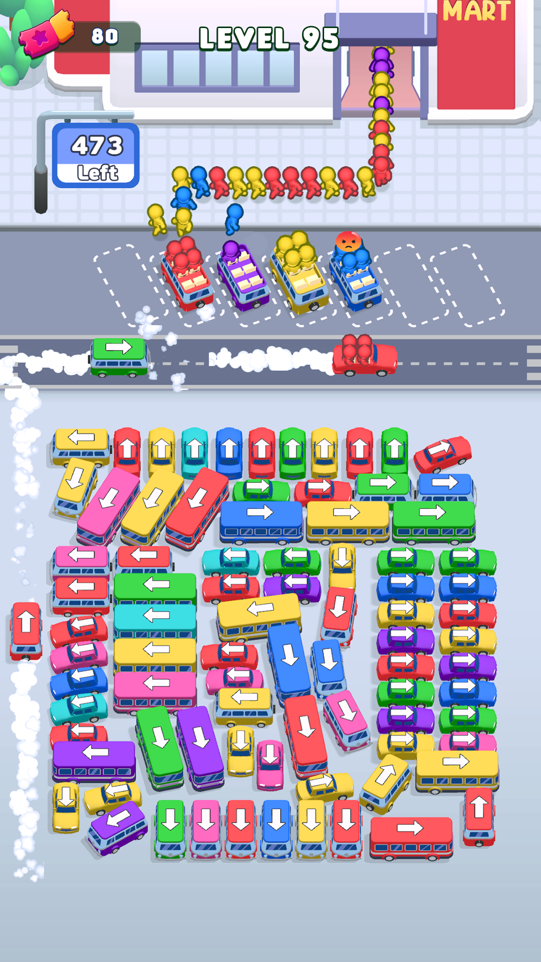 اسکرین شات 1 بازی Bus Escape: Traffic Jam