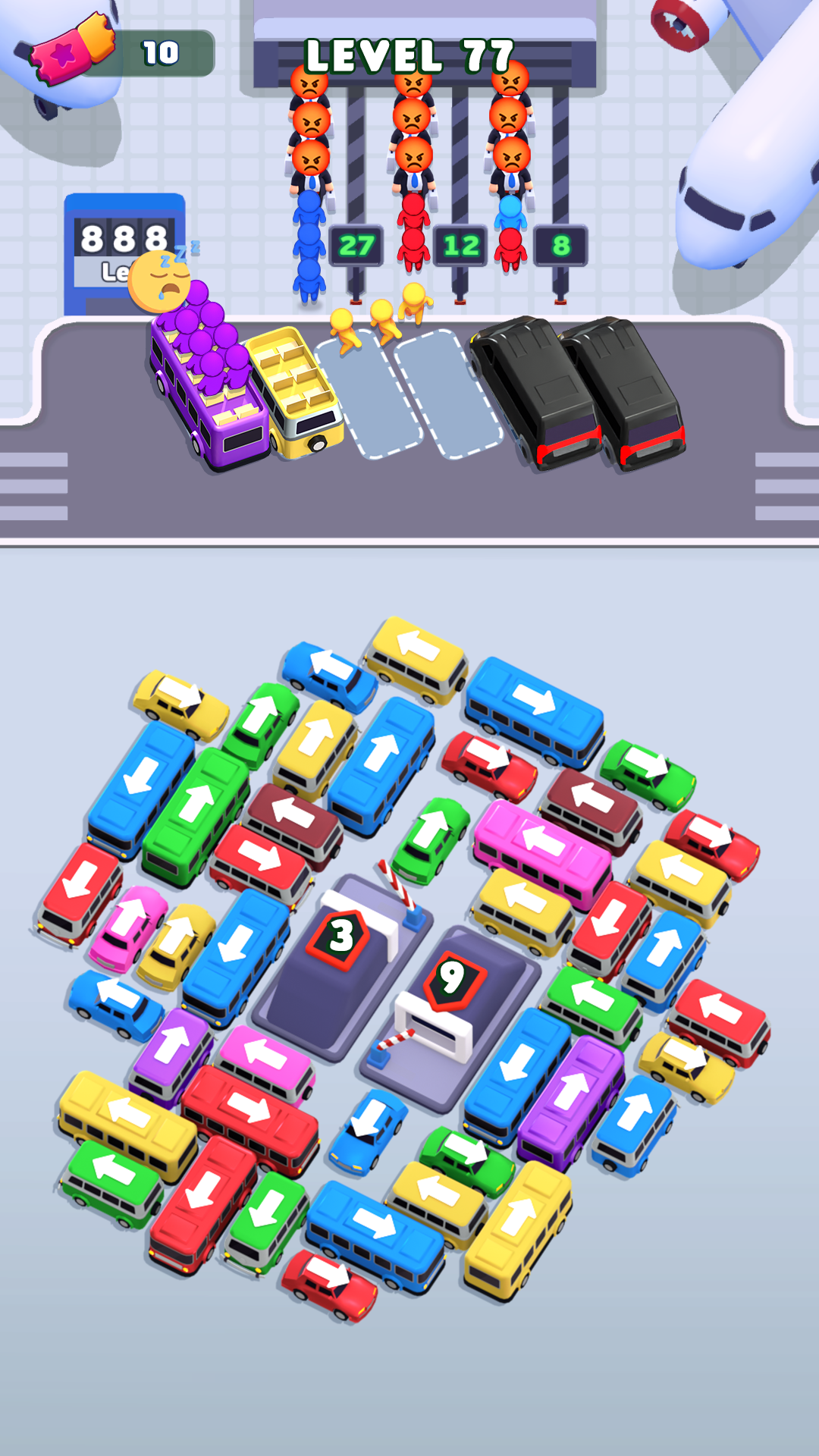 اسکرین شات 3 بازی Bus Escape: Traffic Jam