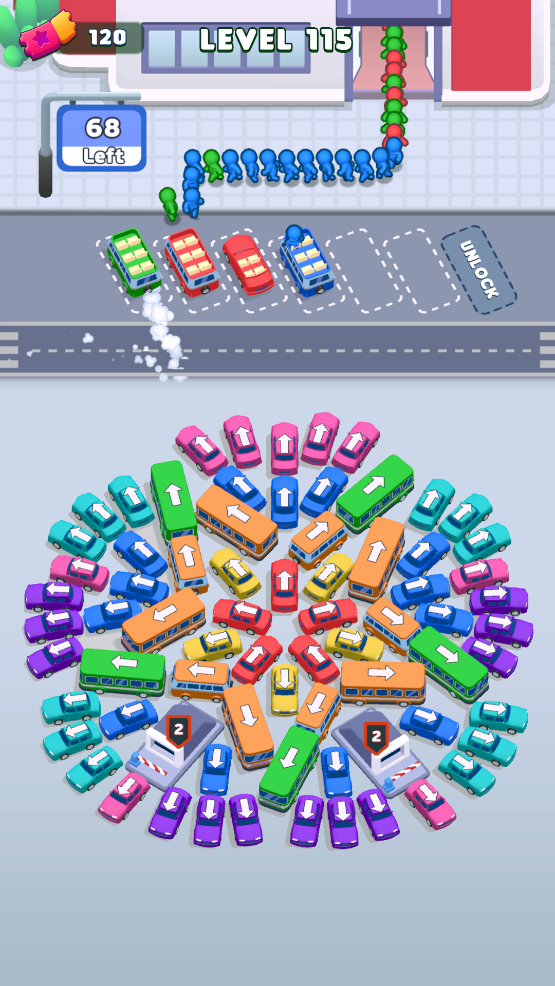 اسکرین شات 8 بازی Bus Escape: Traffic Jam
