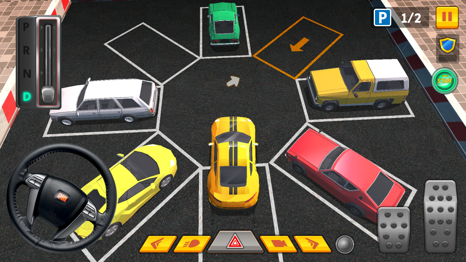 اسکرین شات 1 بازی Car Parking 3D Pro: City Drive
