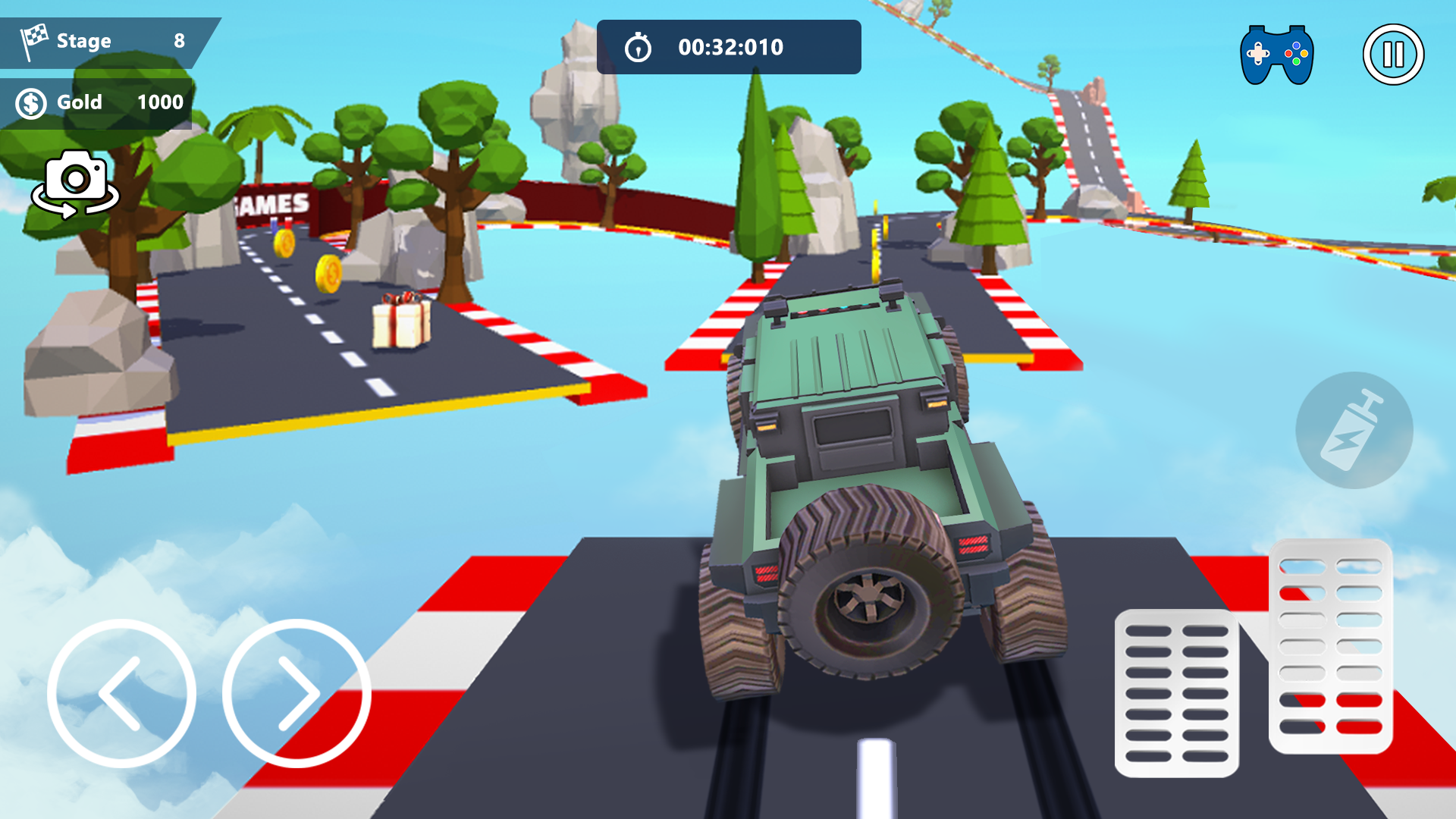 اسکرین شات 3 بازی Car Stunts 3D - Extreme City