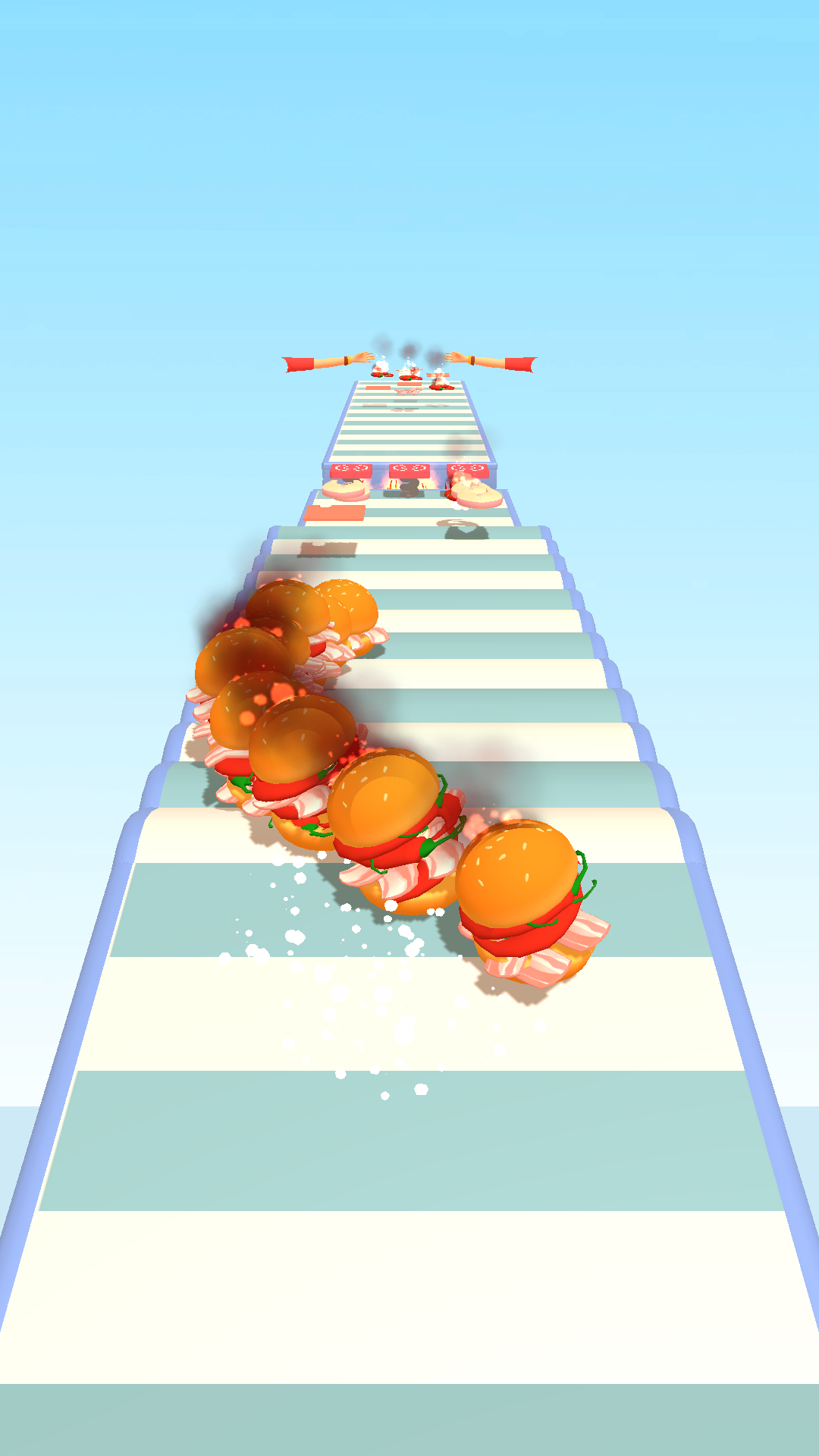 اسکرین شات 3 بازی Burger Stack Runner 3D