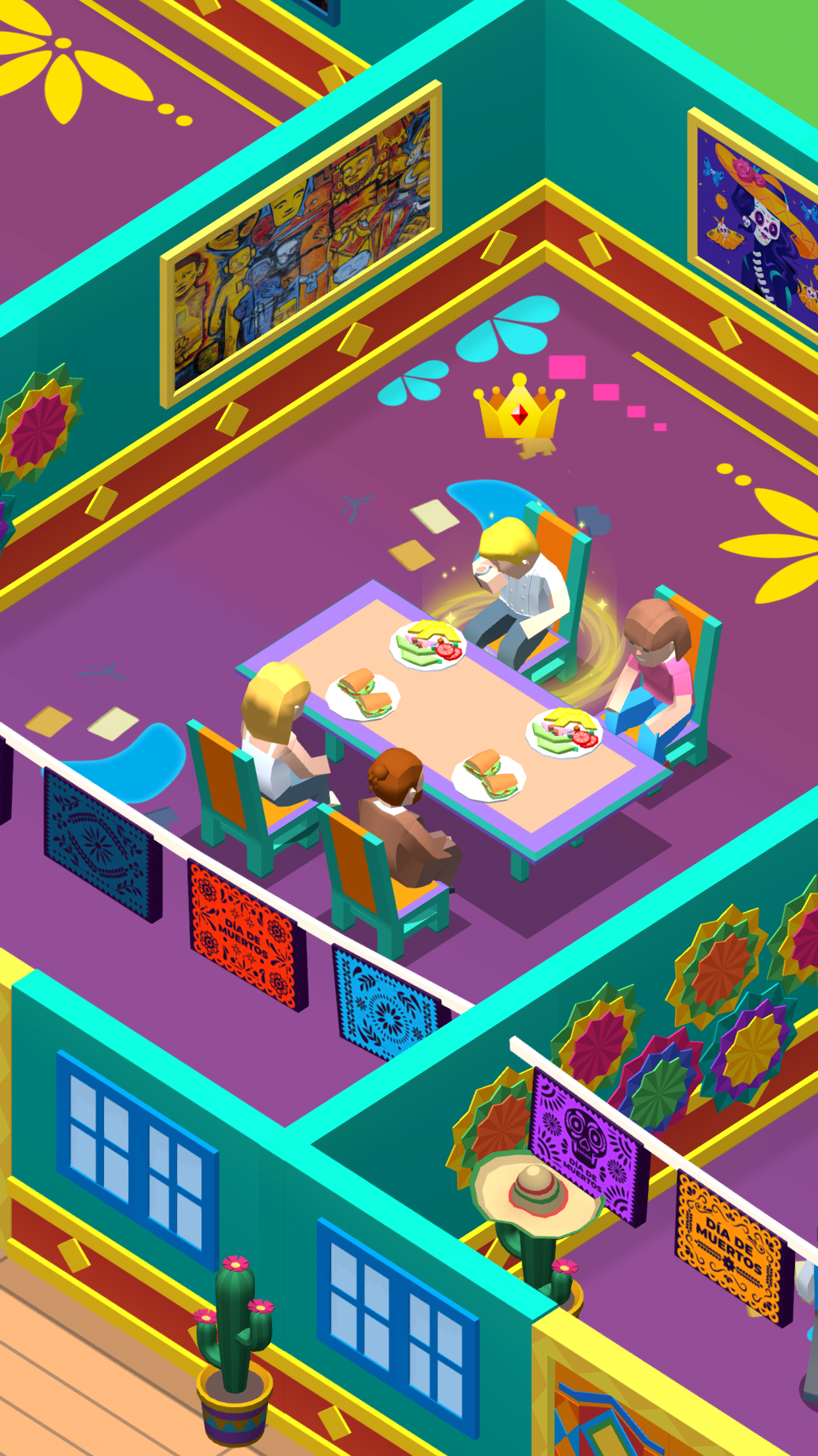 اسکرین شات 1 بازی Dream Restaurant - Idle Tycoon