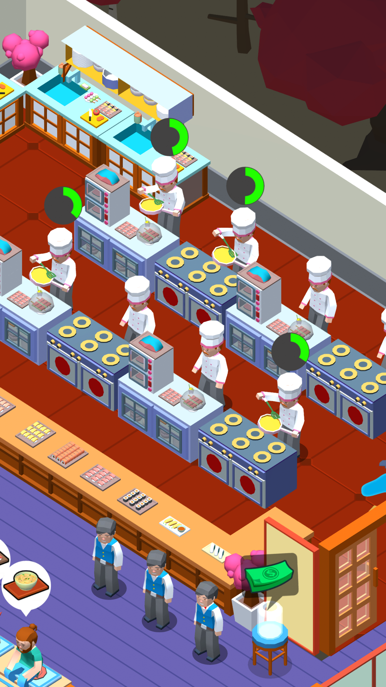 اسکرین شات 2 بازی Dream Restaurant - Idle Tycoon