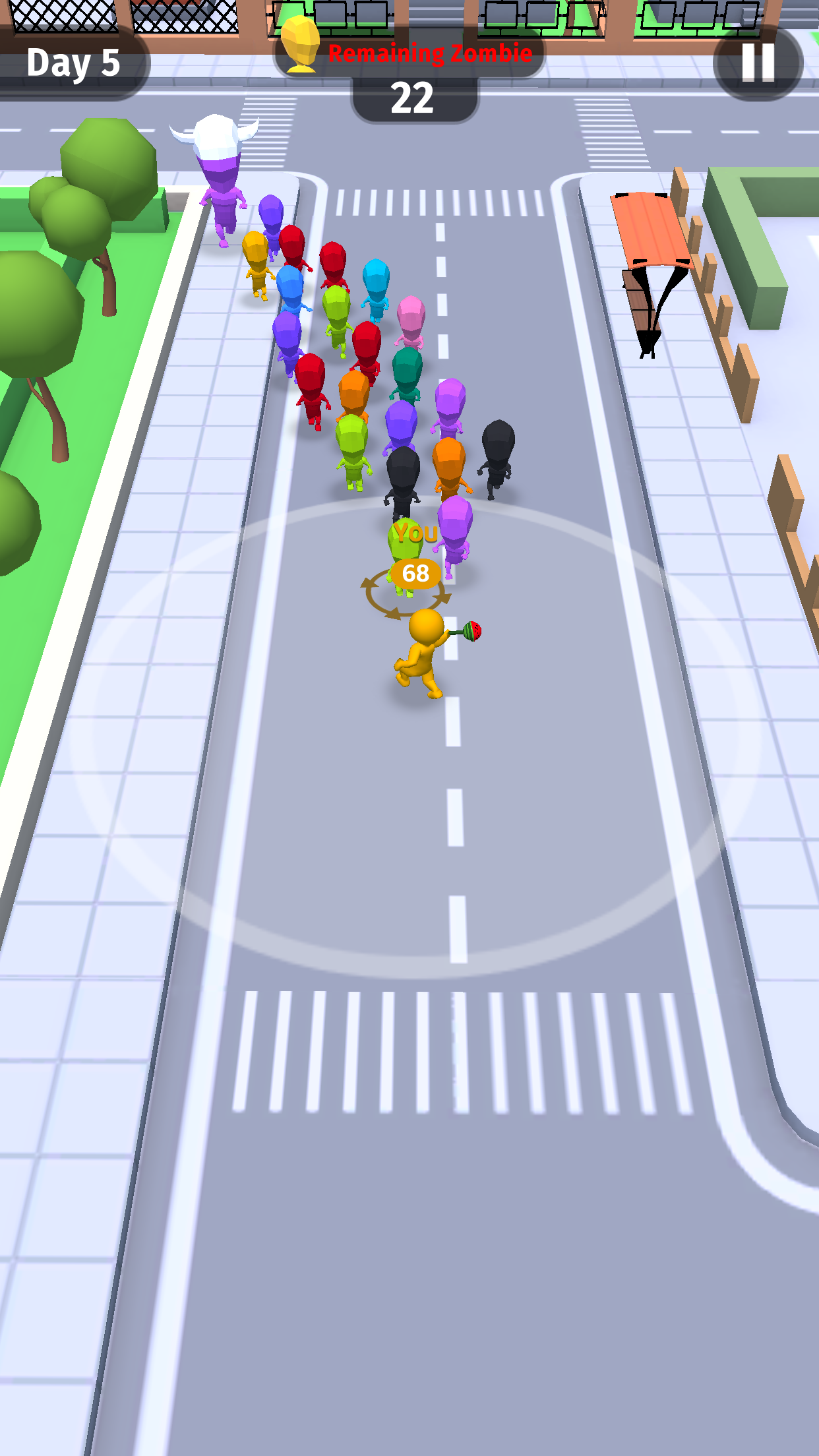 اسکرین شات 2 بازی Move.io: Move Stop Move - Stickman Crowd 3D
