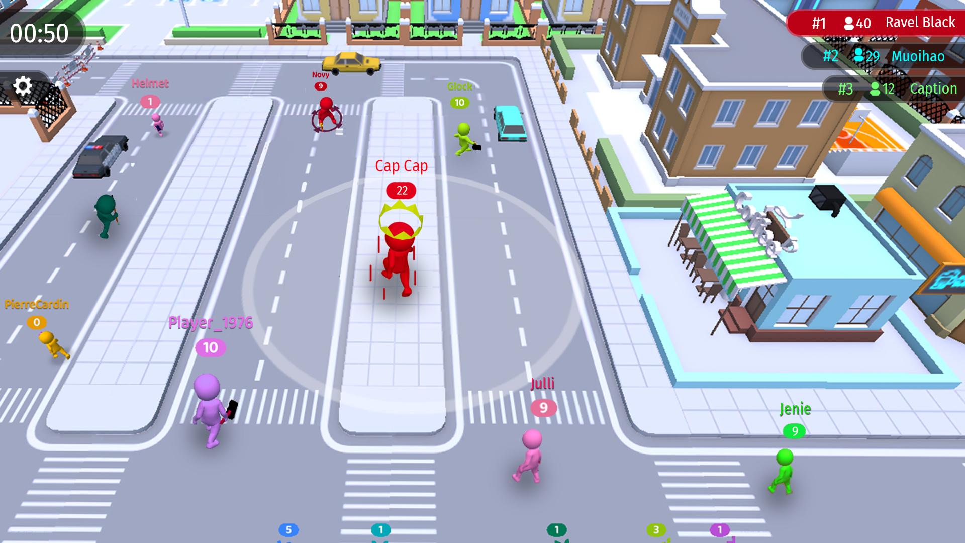 اسکرین شات 8 بازی Move.io: Move Stop Move - Stickman Crowd 3D