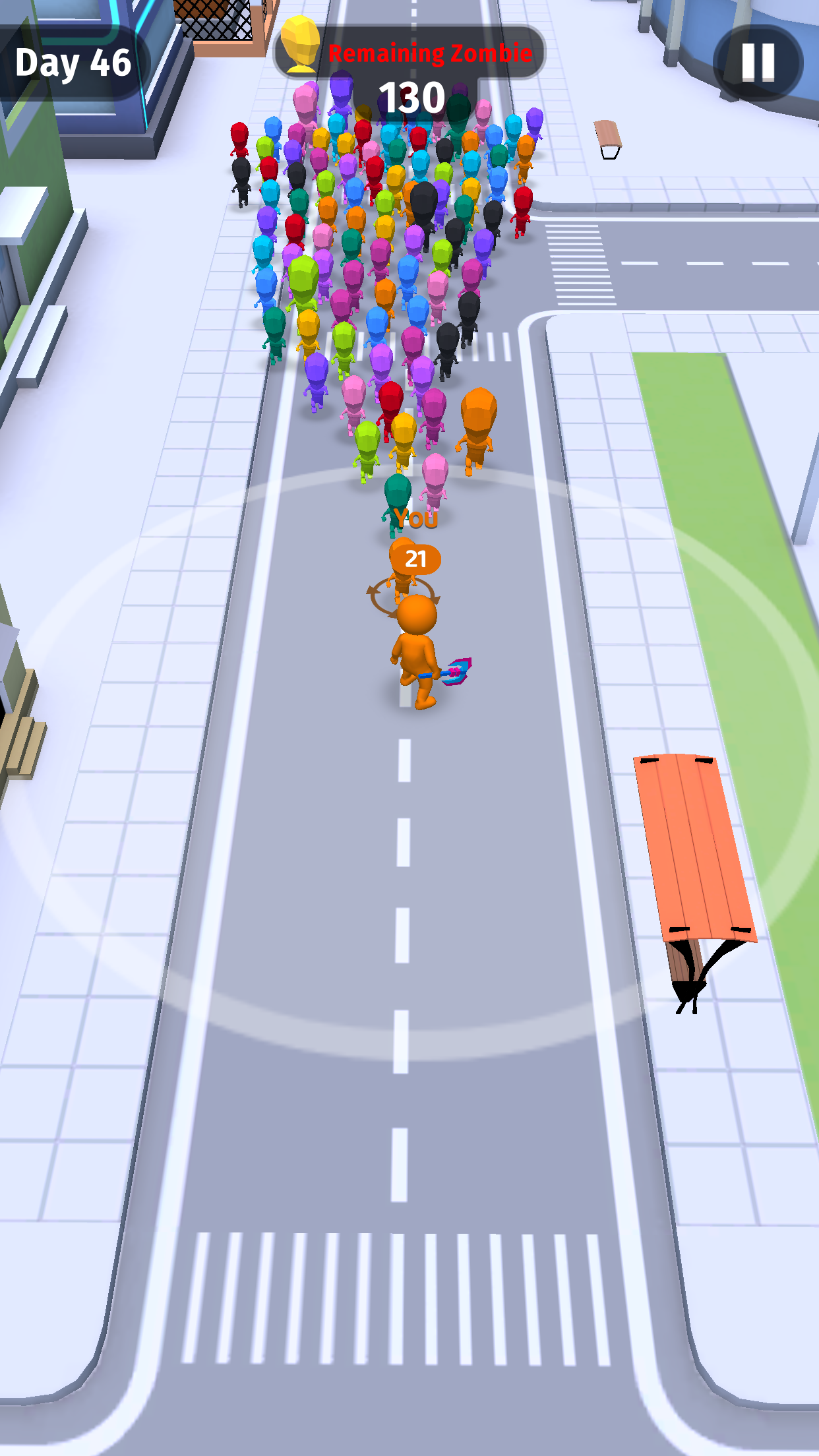 اسکرین شات 1 بازی Move.io: Move Stop Move - Stickman Crowd 3D