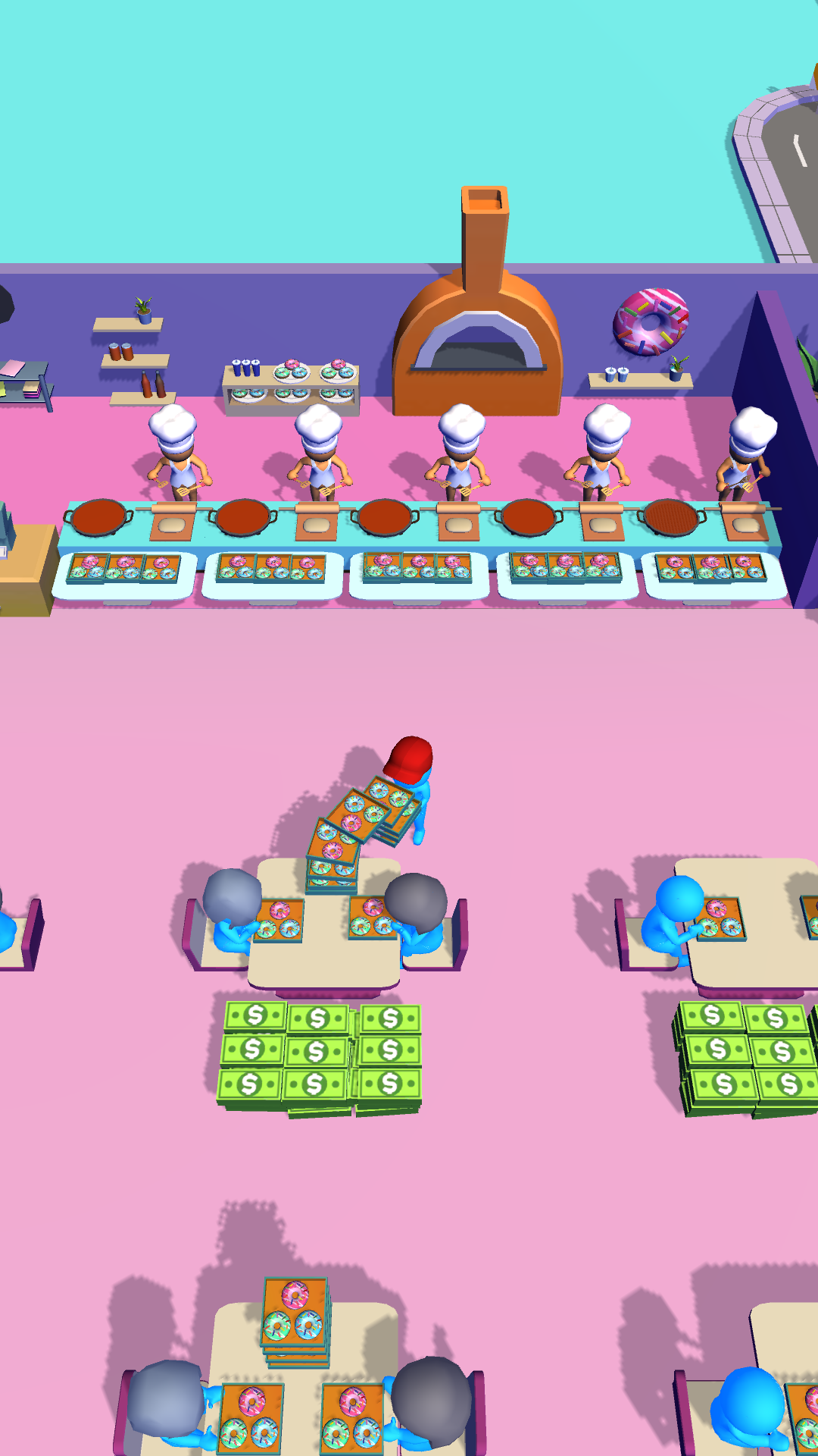 اسکرین شات 2 بازی Pizza Fever: Money Tycoon