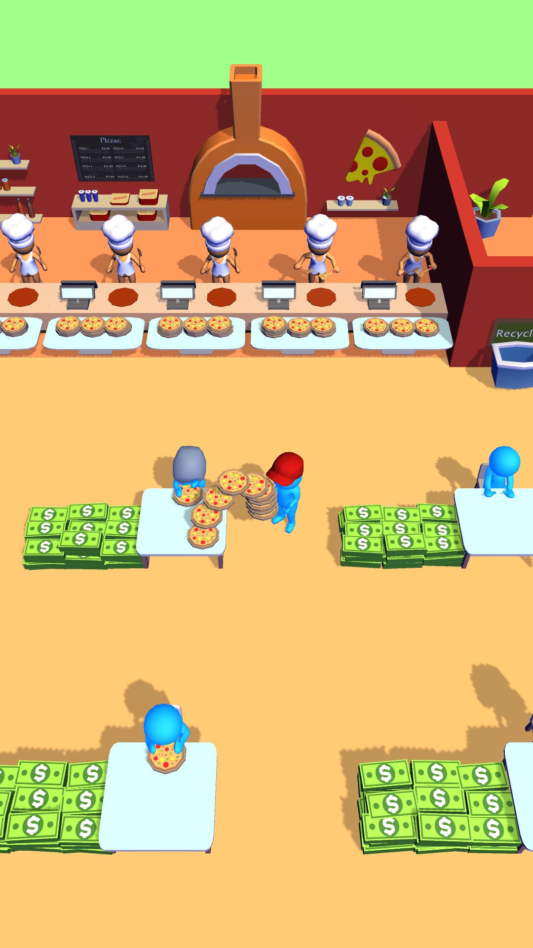 اسکرین شات 1 بازی Pizza Fever: Money Tycoon