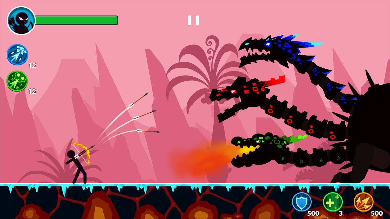 اسکرین شات 1 بازی Stickman Archery Master - Arch