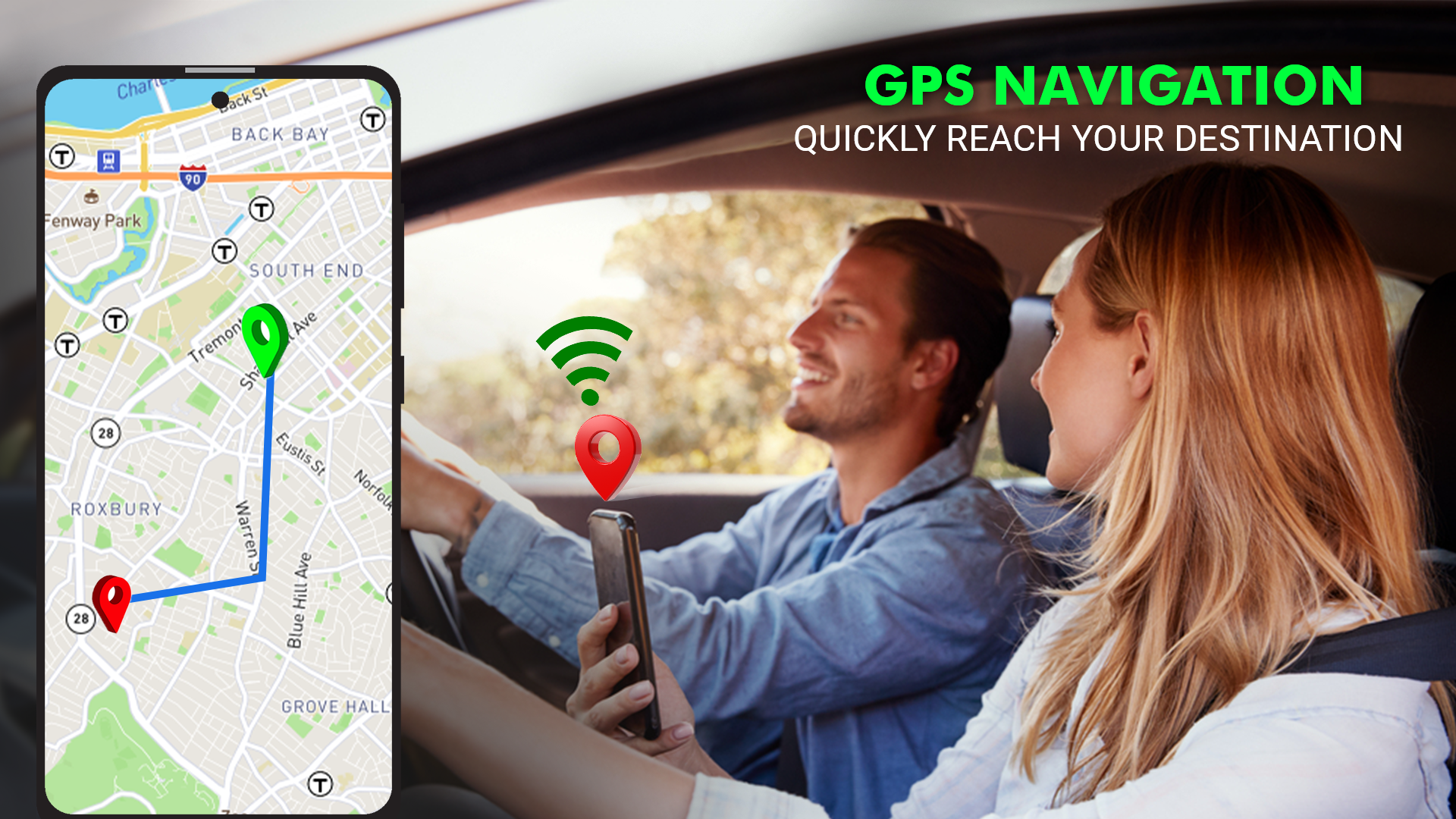 اسکرین شات 4 برنامه GPS Maps Voice Navigation App