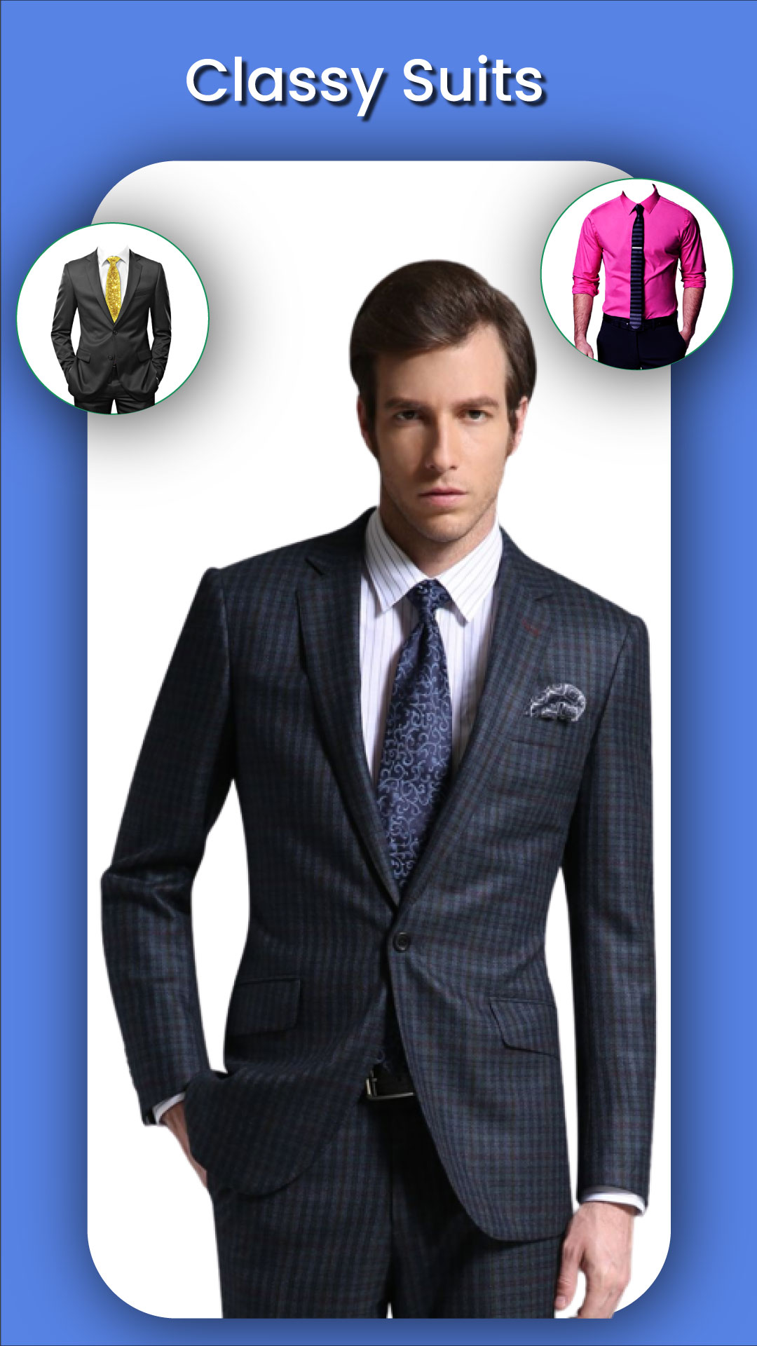 اسکرین شات 2 برنامه Smarty Men Suits Photo Editor