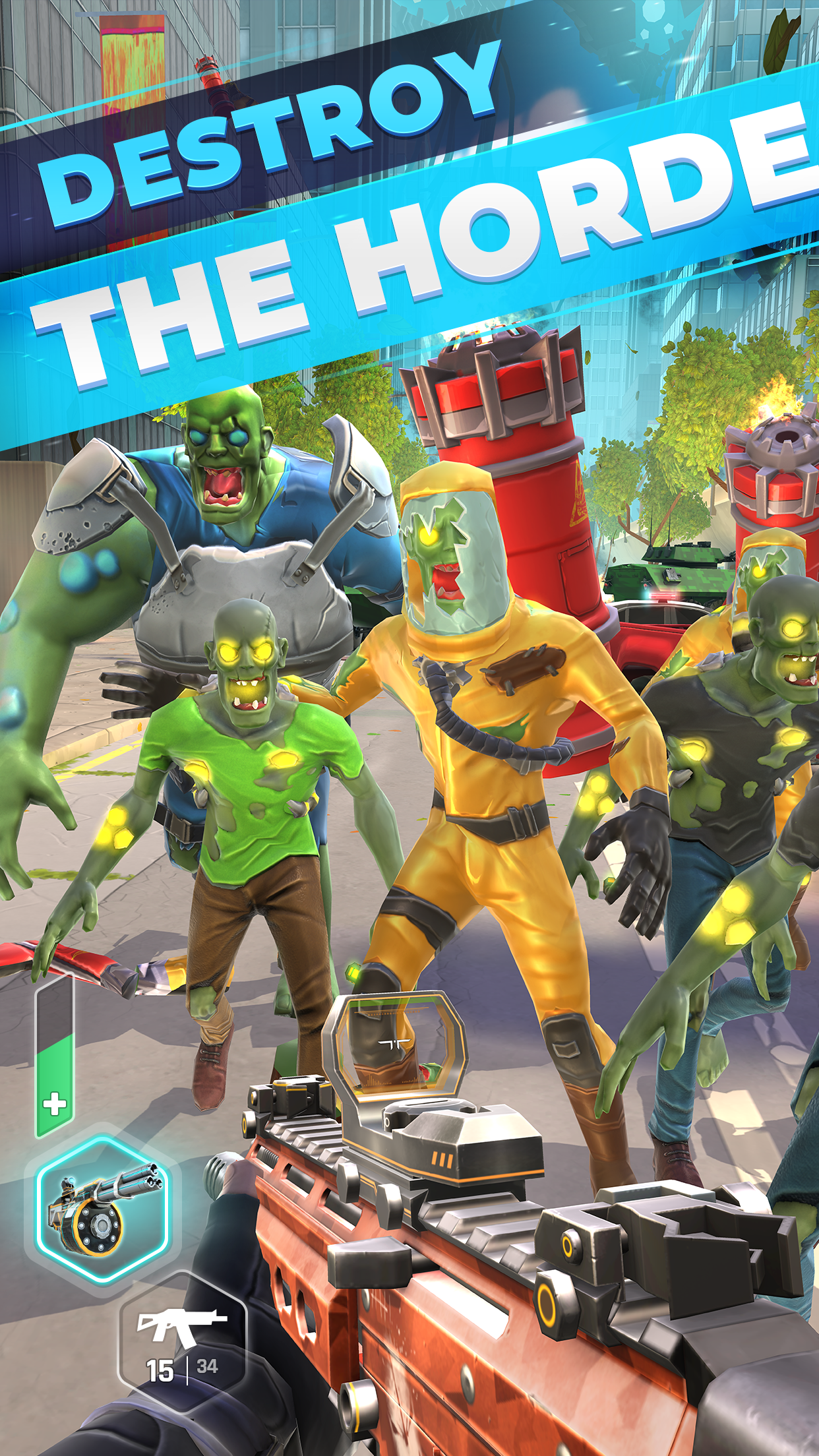 اسکرین شات 3 بازی Zombie Horde: Heroes FPS & RPG