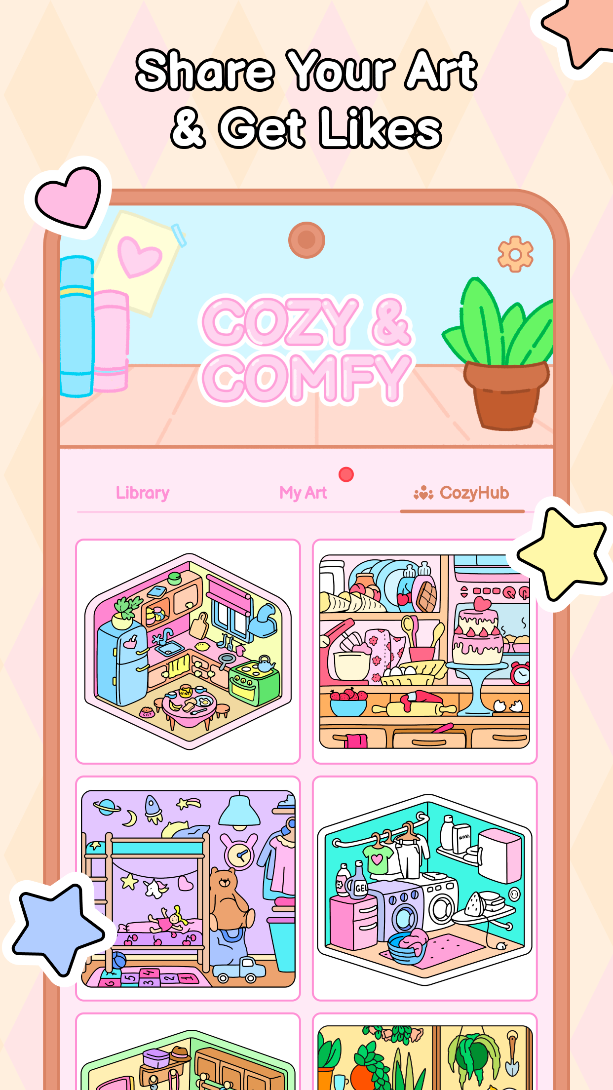 اسکرین شات 6 بازی Cozy Home: Comfy Coloring Book