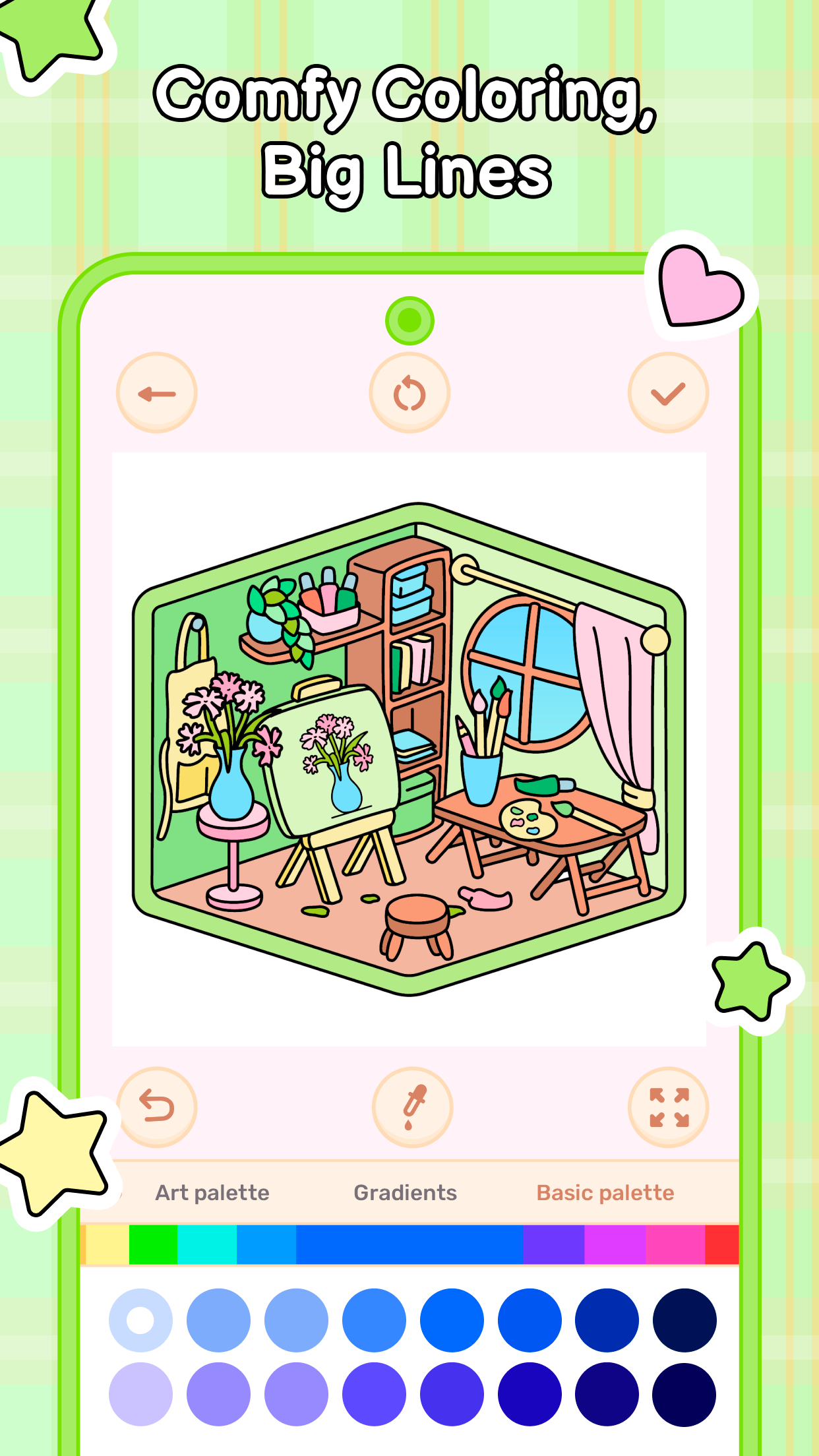 اسکرین شات 4 بازی Cozy Home: Comfy Coloring Book