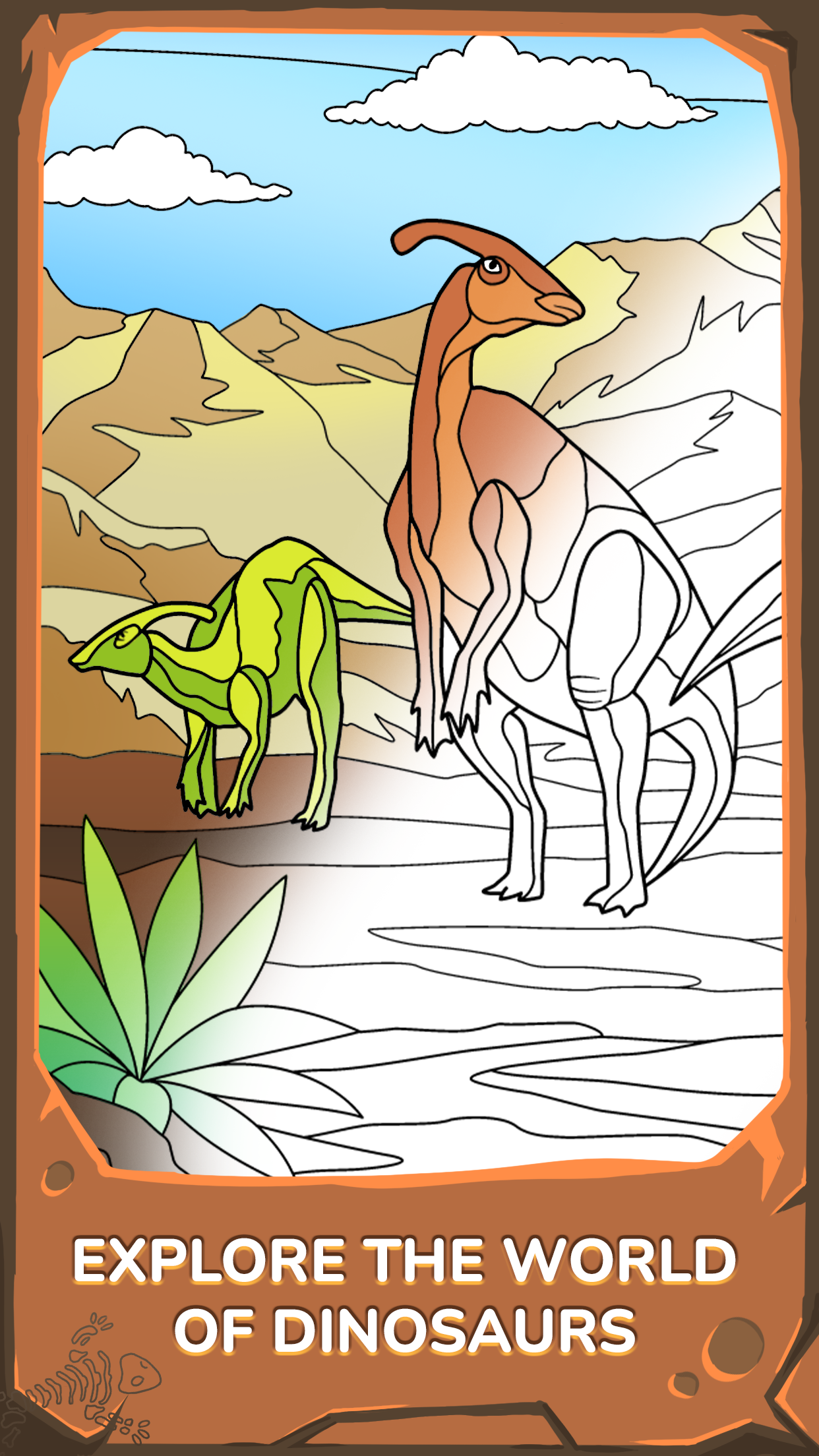 اسکرین شات 4 بازی Dino Coloring Book for Kids