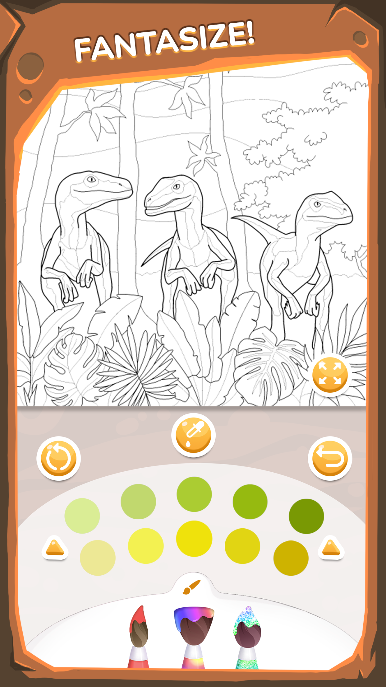 اسکرین شات 5 بازی Dino Coloring Book for Kids