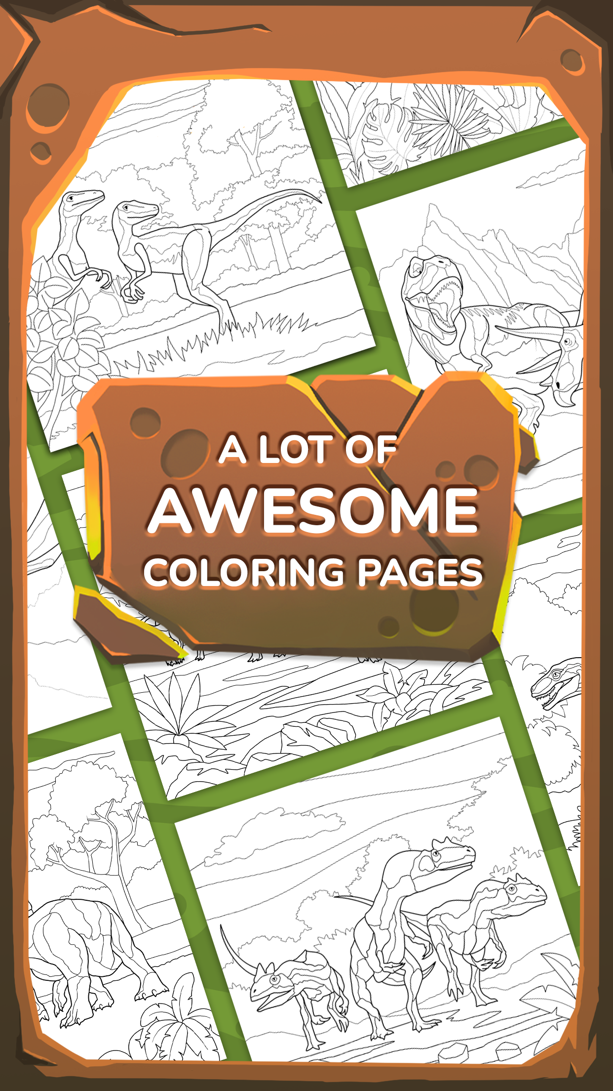 اسکرین شات 2 بازی Dino Coloring Book for Kids