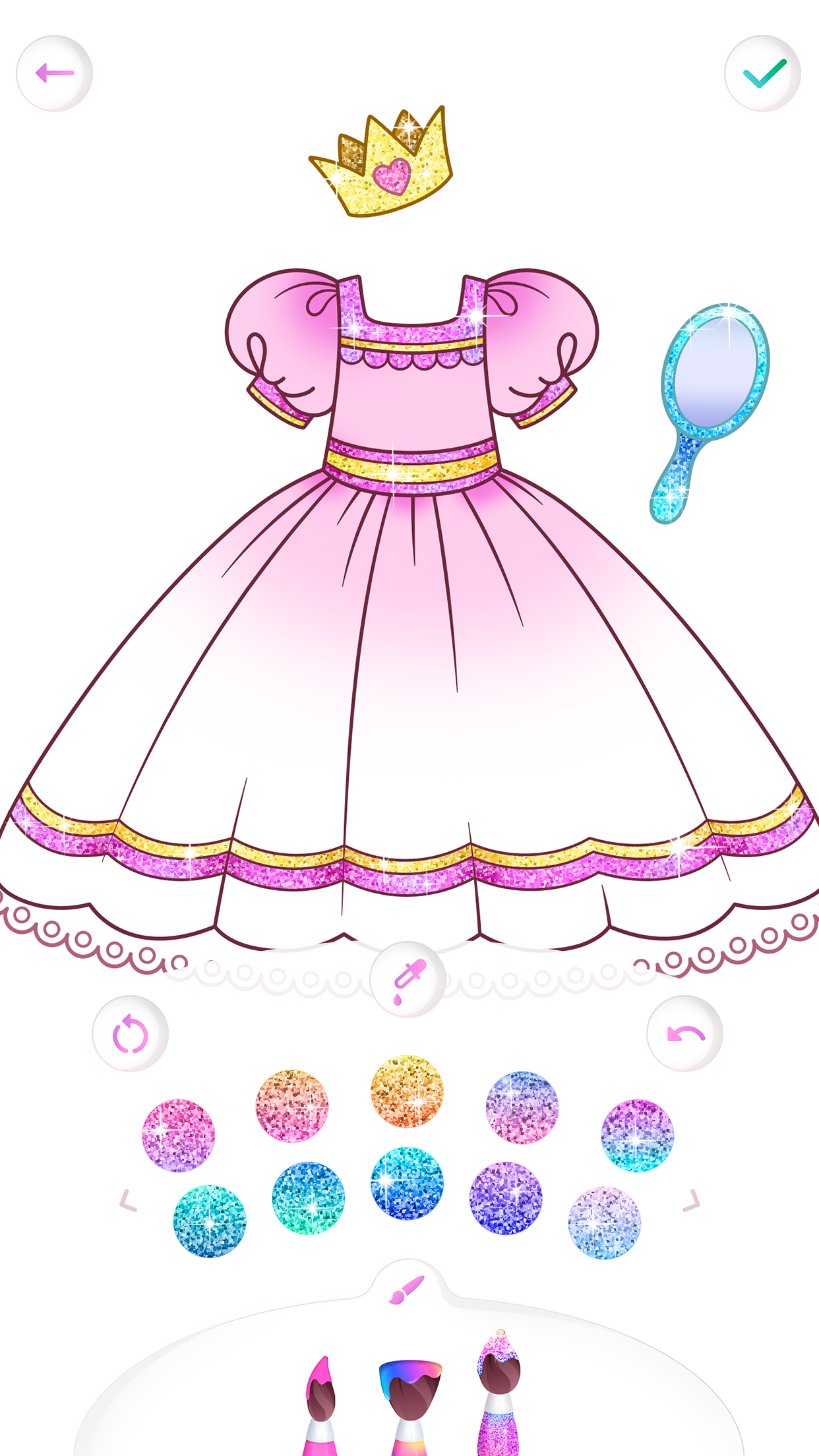 اسکرین شات 3 بازی Princess Color Gradient
