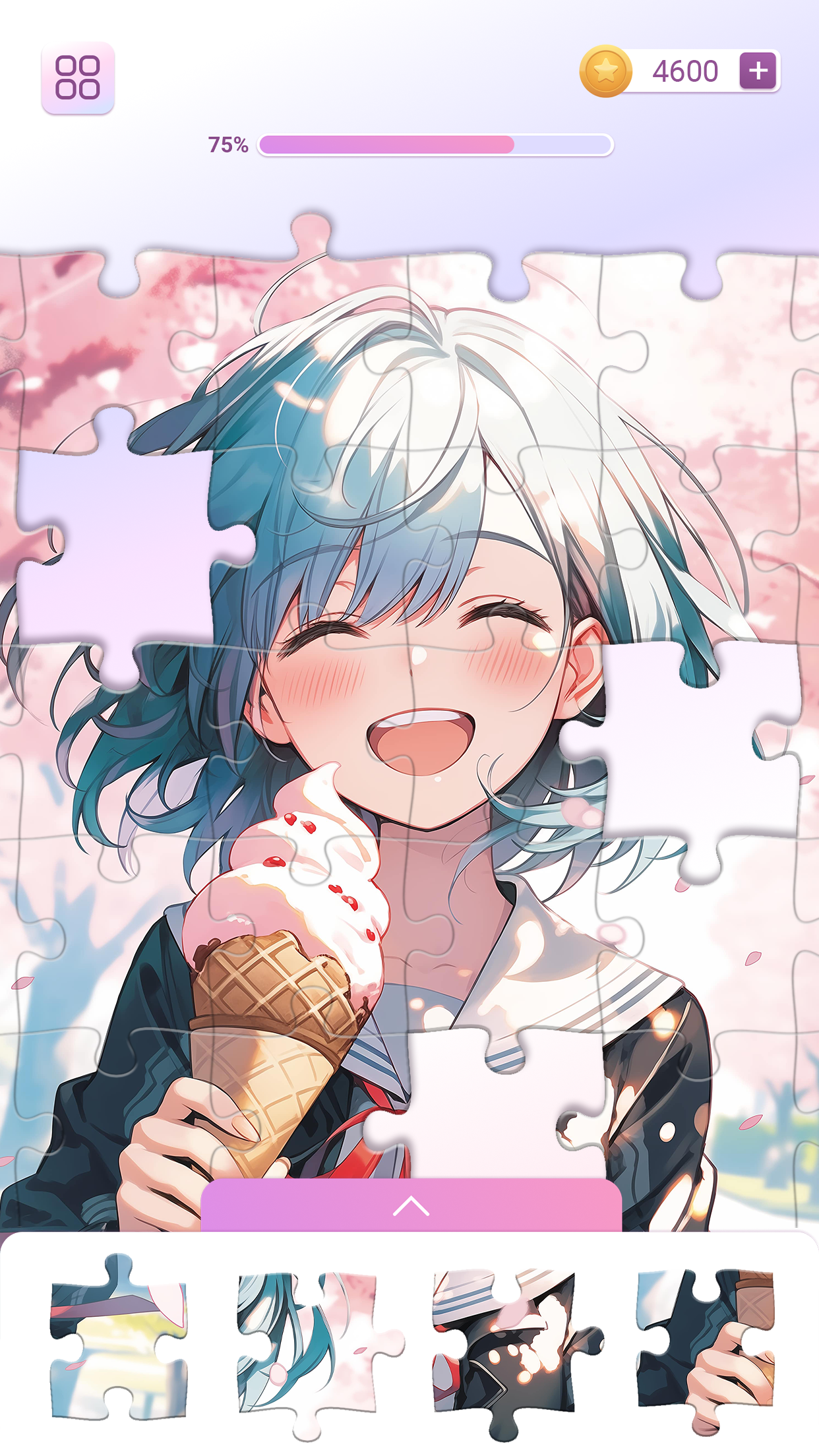 اسکرین شات 3 بازی Anime Games: Jigsaw Puzzle