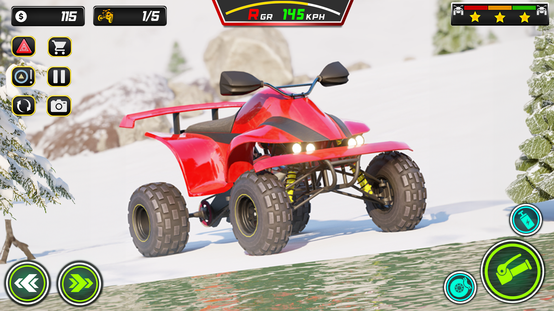 اسکرین شات 1 برنامه ATV Quad Bike:Off-Road Madness