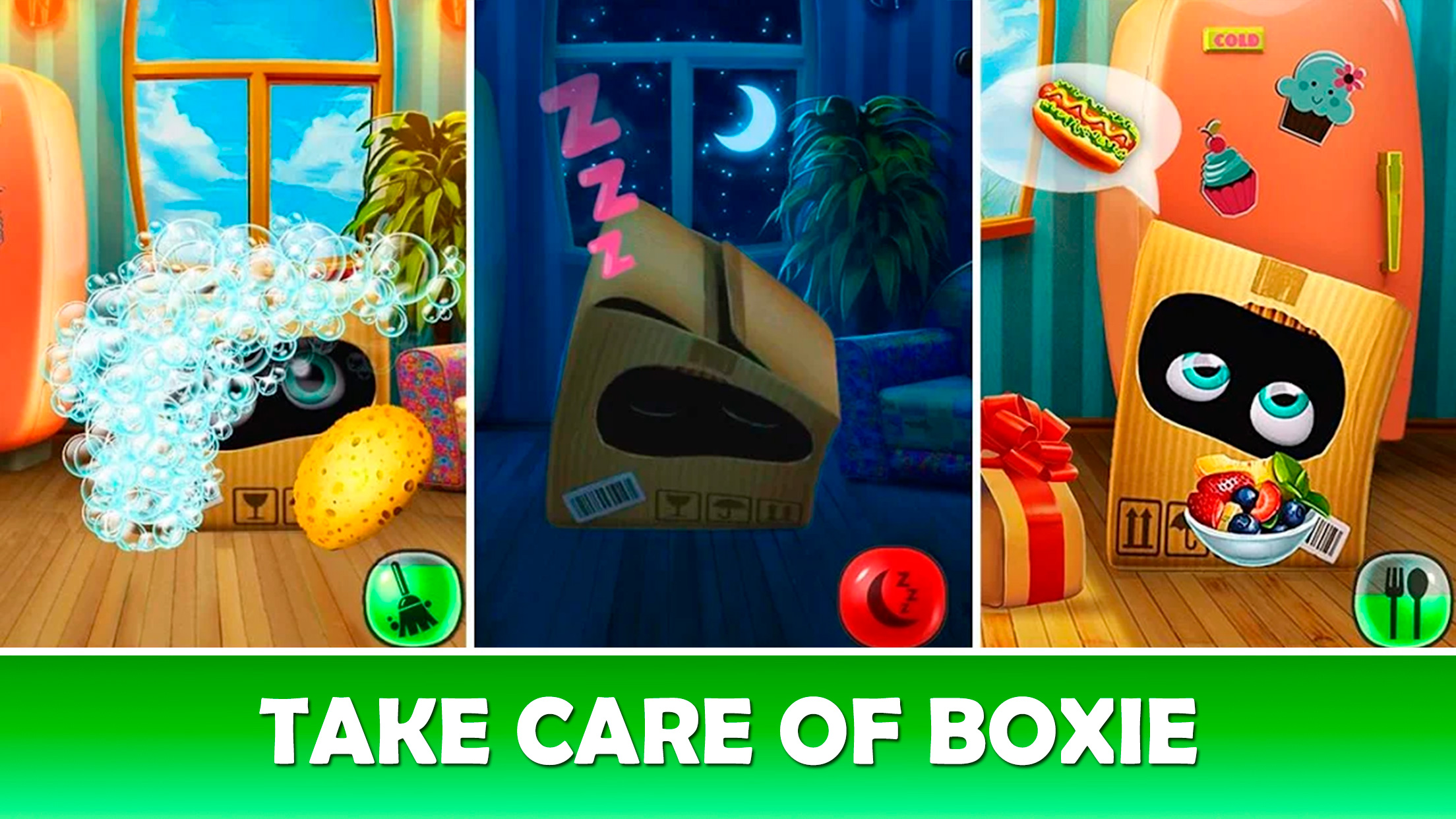 اسکرین شات 4 بازی Boxie: Virtual pet and Puzzles