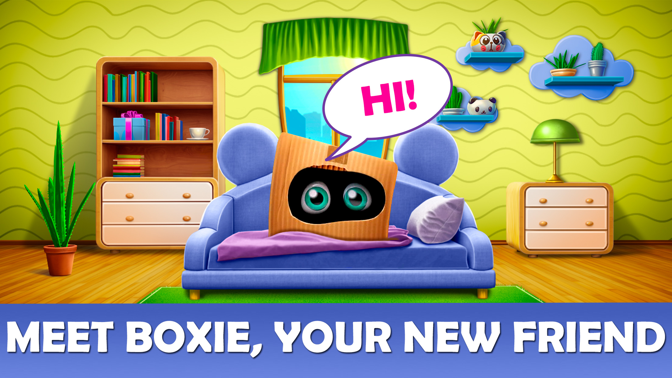 اسکرین شات 1 بازی Boxie: Virtual pet and Puzzles