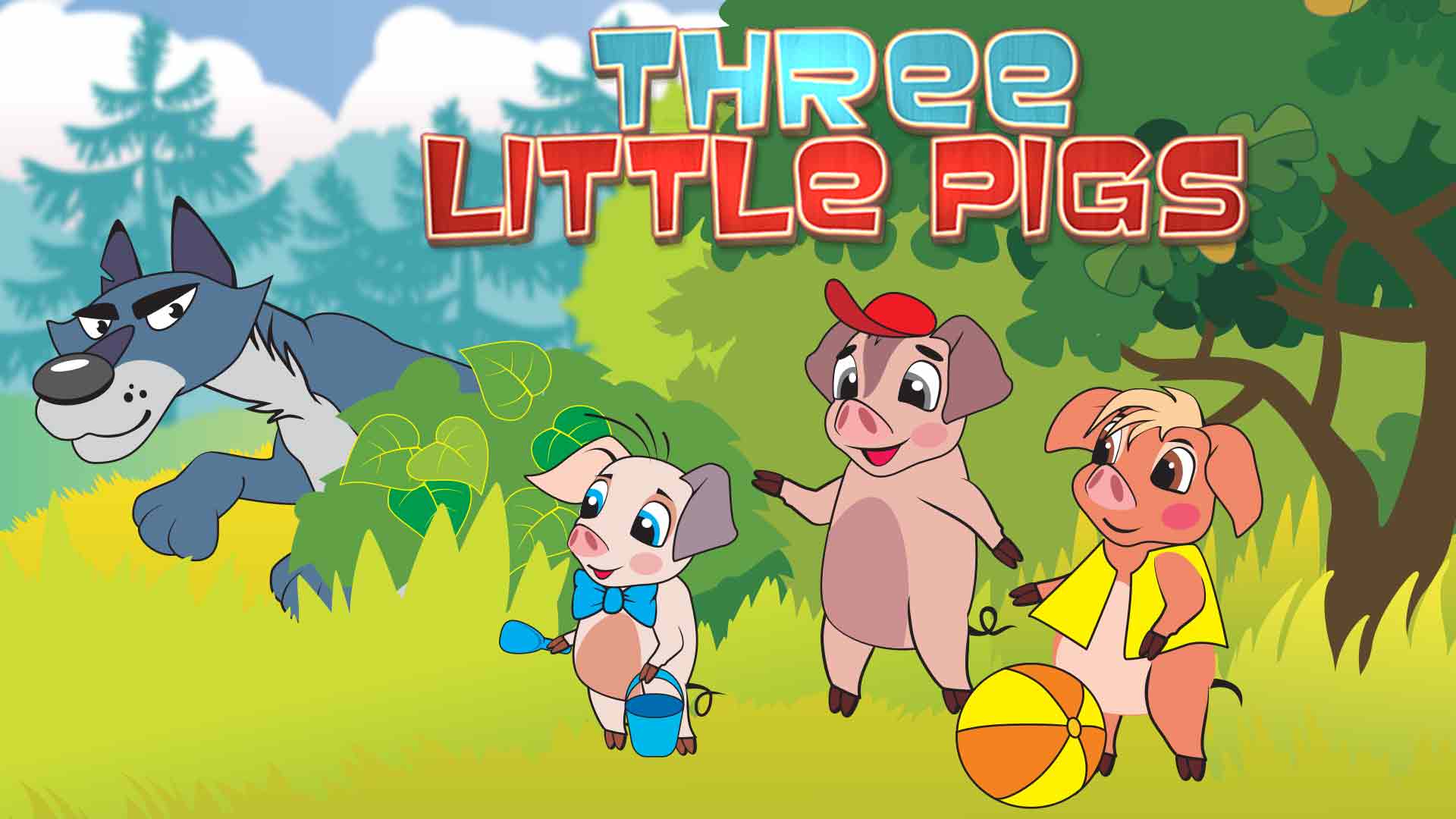اسکرین شات 6 بازی Three Little Pigs: Kids Book