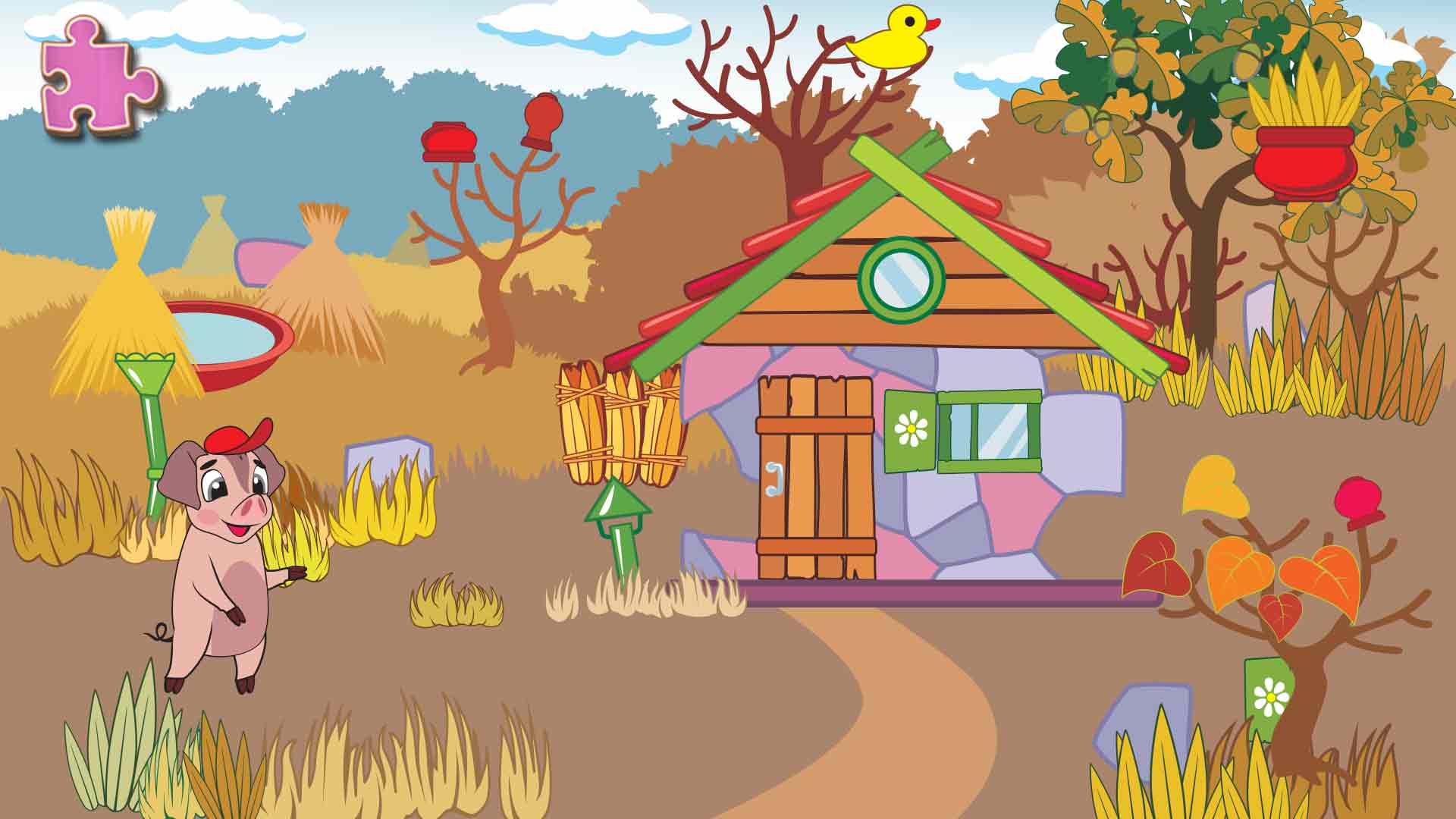 اسکرین شات 4 بازی Three Little Pigs: Kids Book