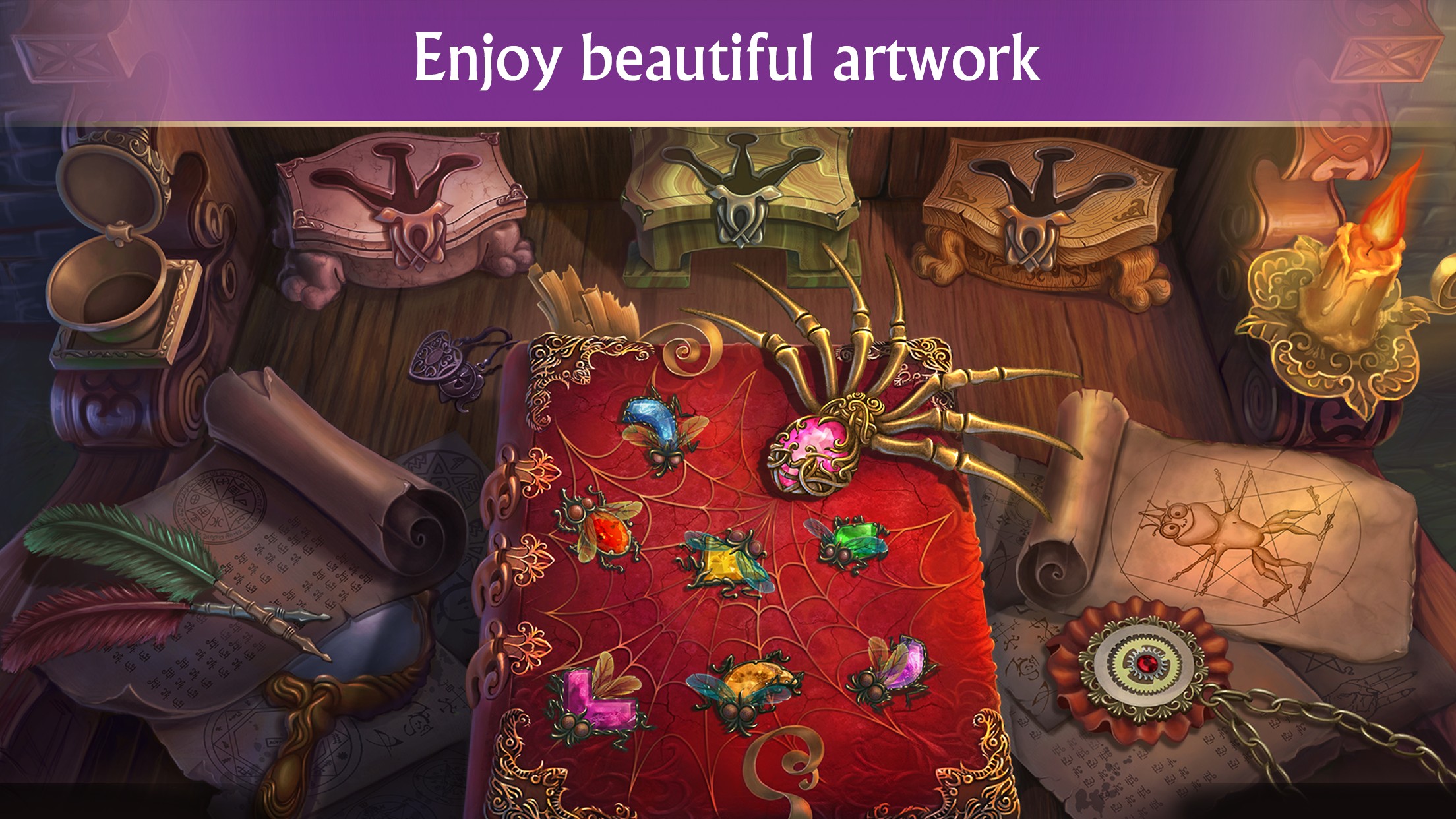 اسکرین شات 8 بازی Spellchanted Puzzle Adventure