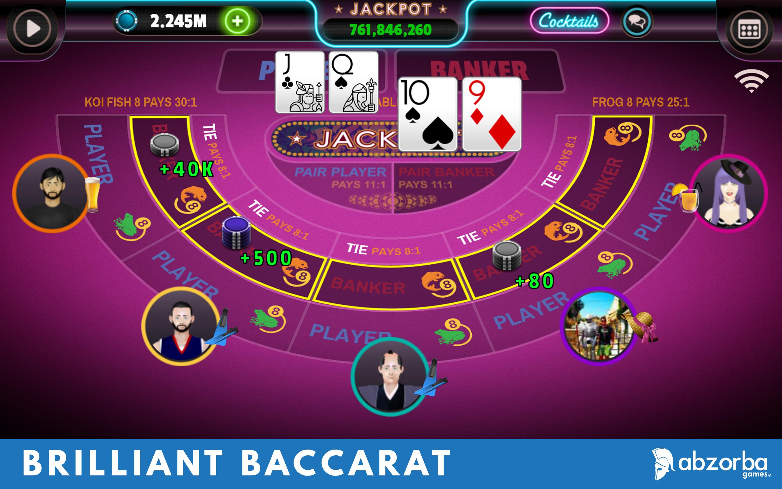 اسکرین شات 1 بازی Baccarat