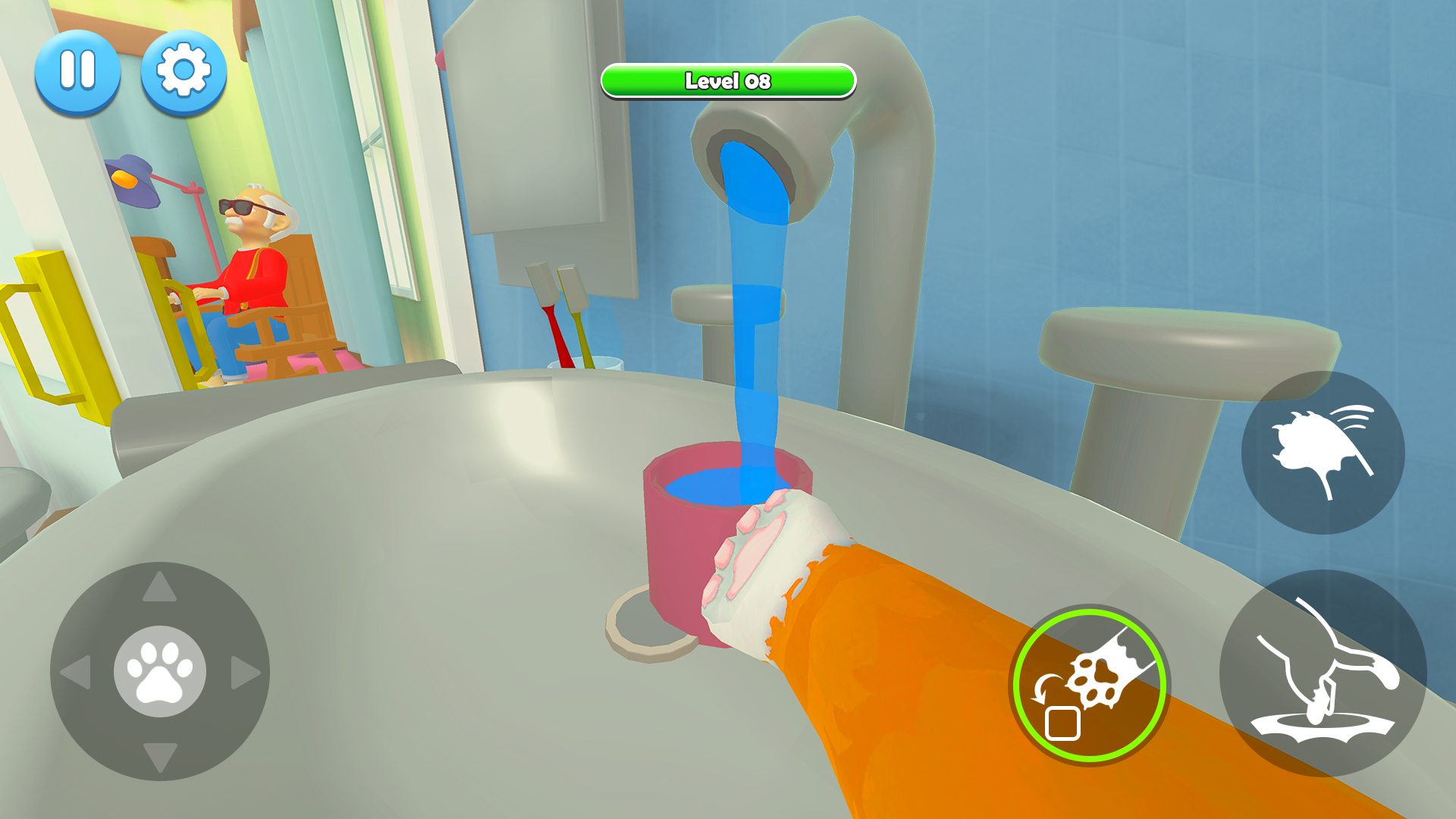 اسکرین شات 5 بازی Angry Grandpa: Cat Simulator