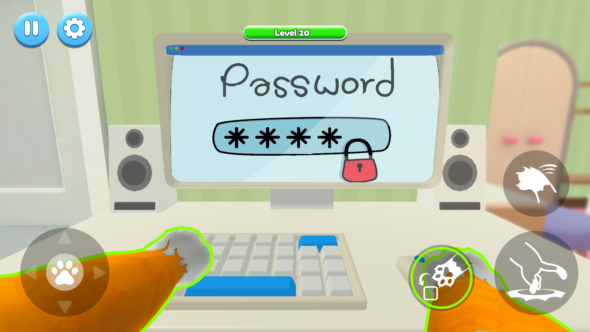 اسکرین شات 1 بازی Angry Grandpa: Cat Simulator