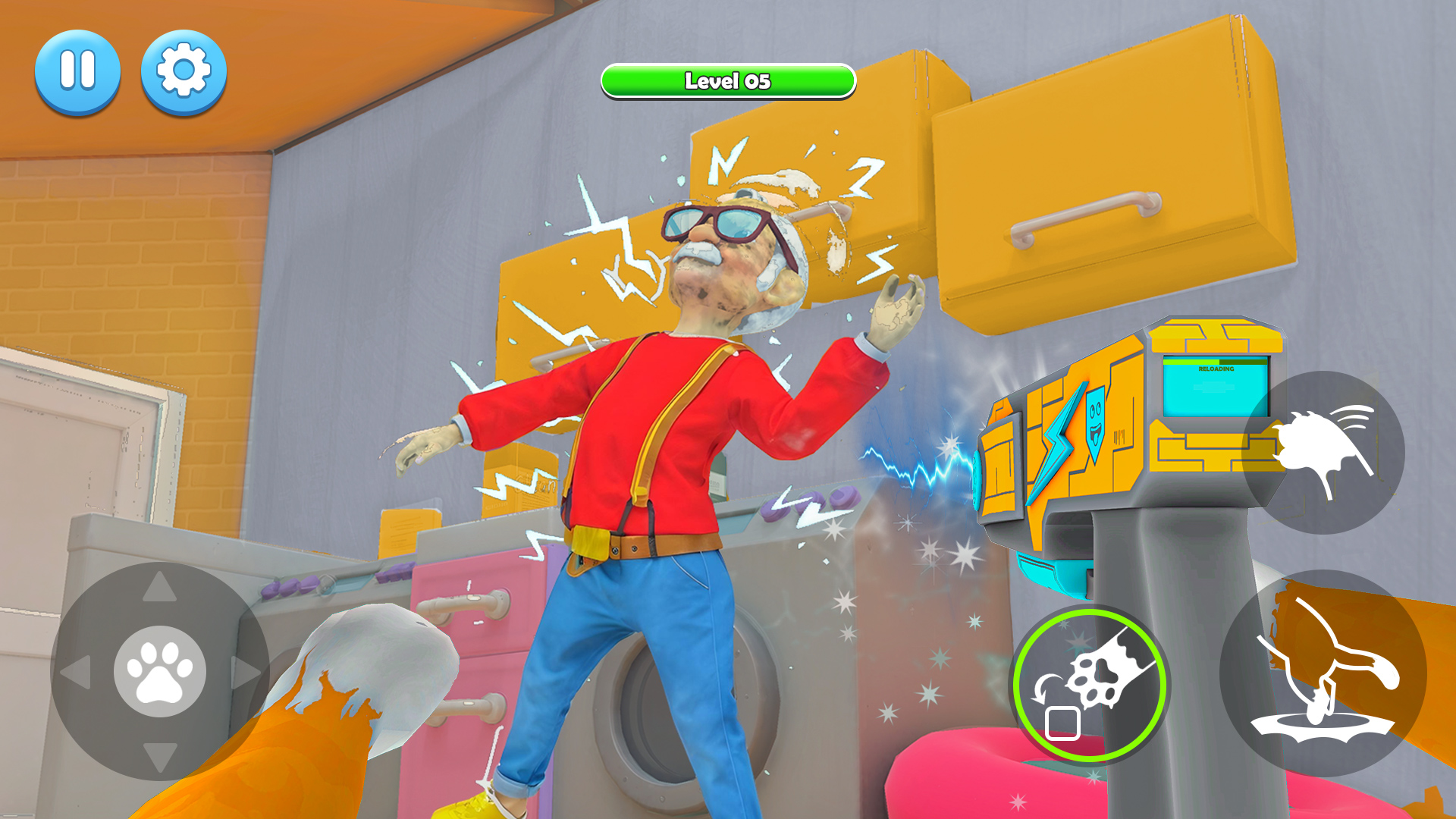 اسکرین شات 4 بازی Angry Grandpa: Cat Simulator