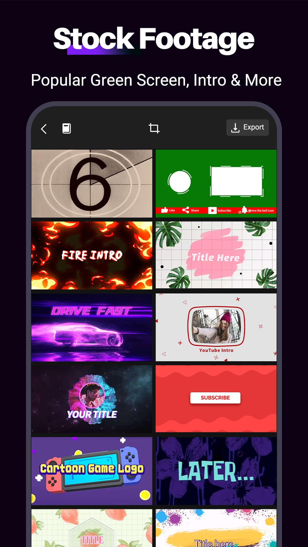 اسکرین شات 7 برنامه Motion Ninja Video Editor