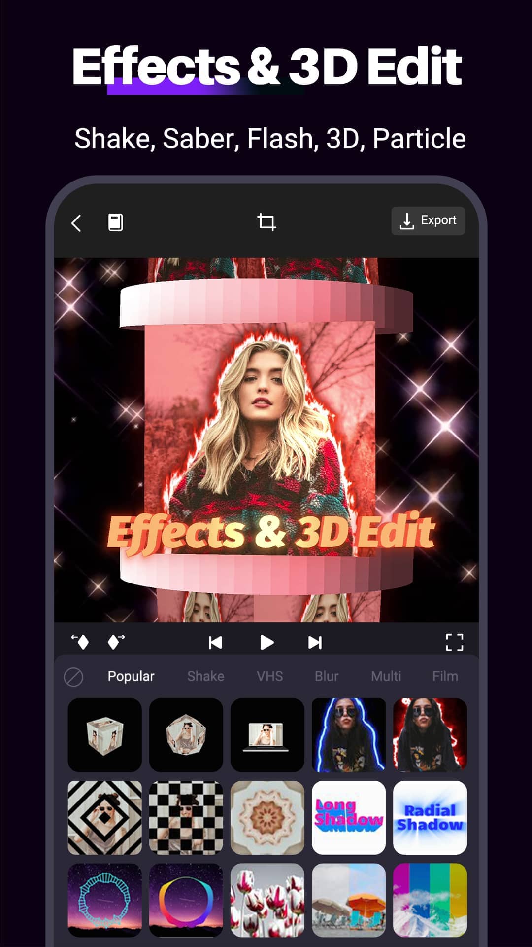 اسکرین شات 2 برنامه Motion Ninja Video Editor