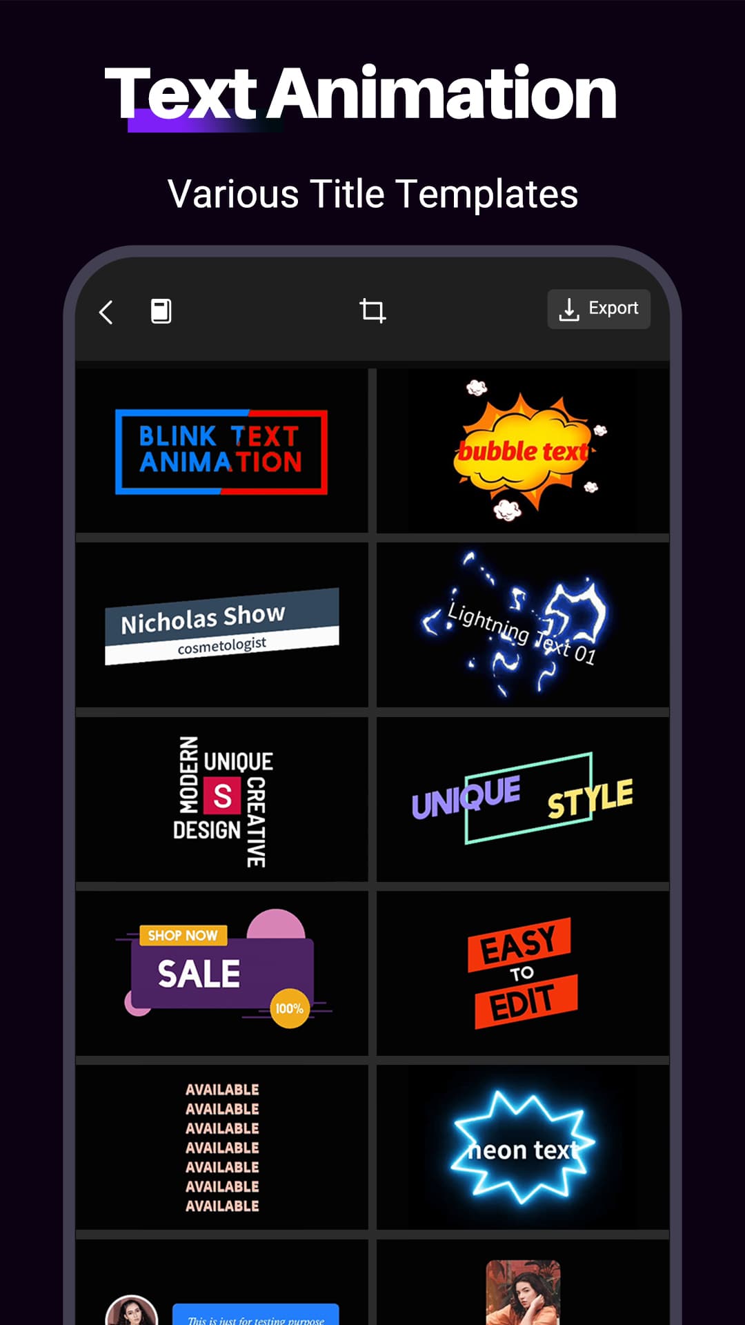 اسکرین شات 4 برنامه Motion Ninja Video Editor
