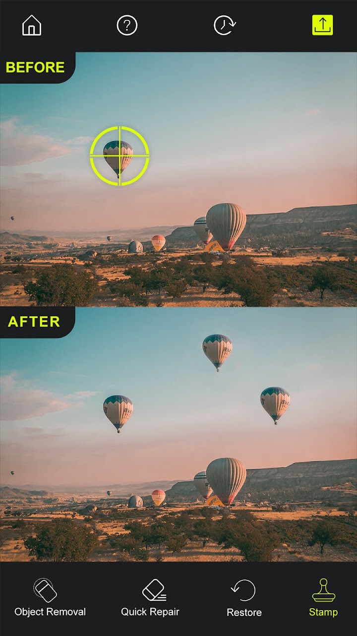 اسکرین شات 4 برنامه Photo Retouch - AI Remove Unwanted Objects