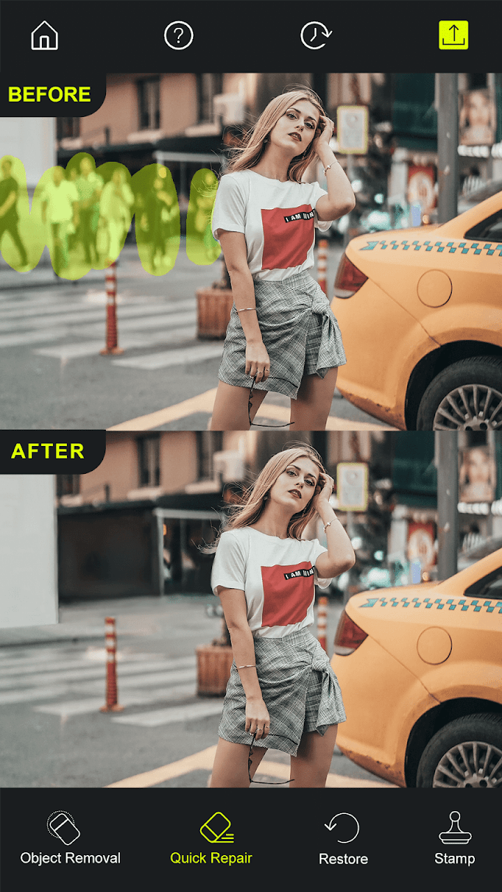 اسکرین شات 2 برنامه Photo Retouch - AI Remove Unwanted Objects