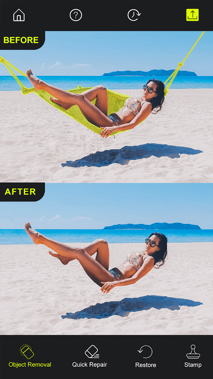 اسکرین شات 1 برنامه Photo Retouch - AI Remove Unwanted Objects