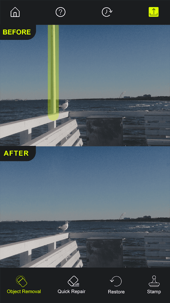 اسکرین شات 3 برنامه Photo Retouch - AI Remove Unwanted Objects