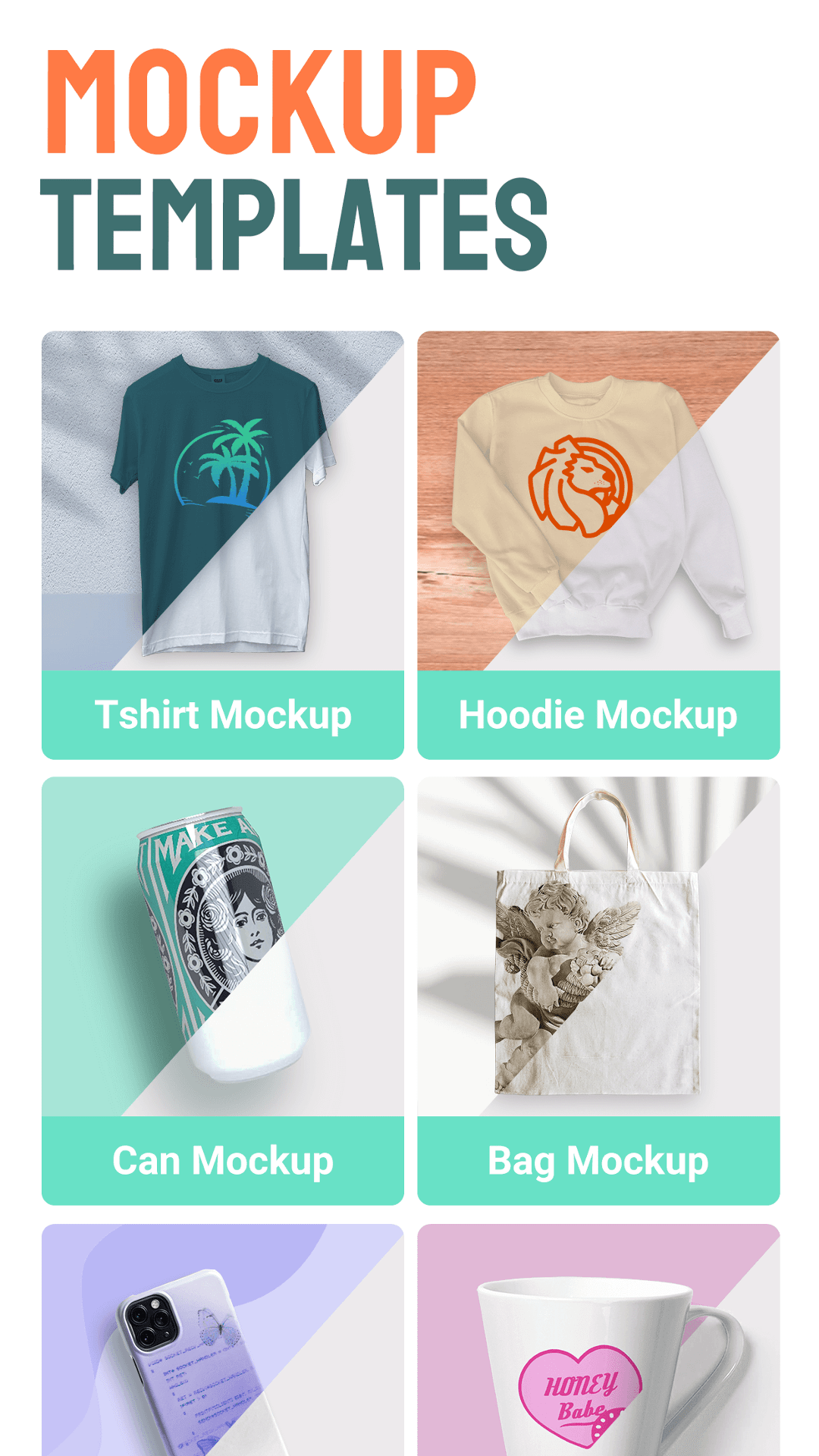 اسکرین شات 1 برنامه Mockup Generator App- Mockitup