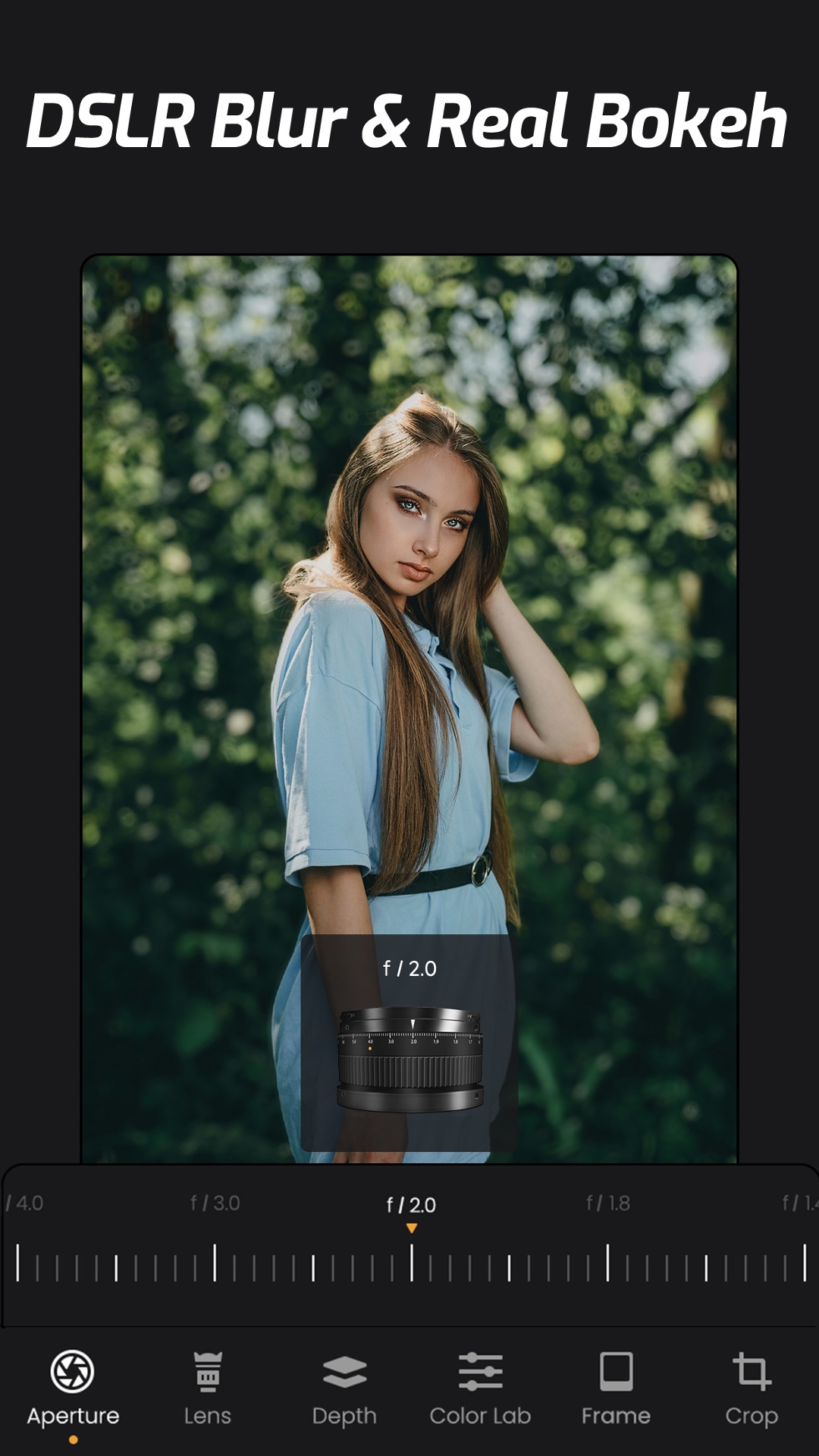 اسکرین شات برنامه ReLens Camera-Focus &DSLR Blur 1