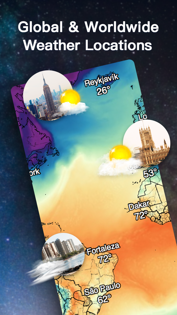 اسکرین شات 6 برنامه Live Weather Forecast