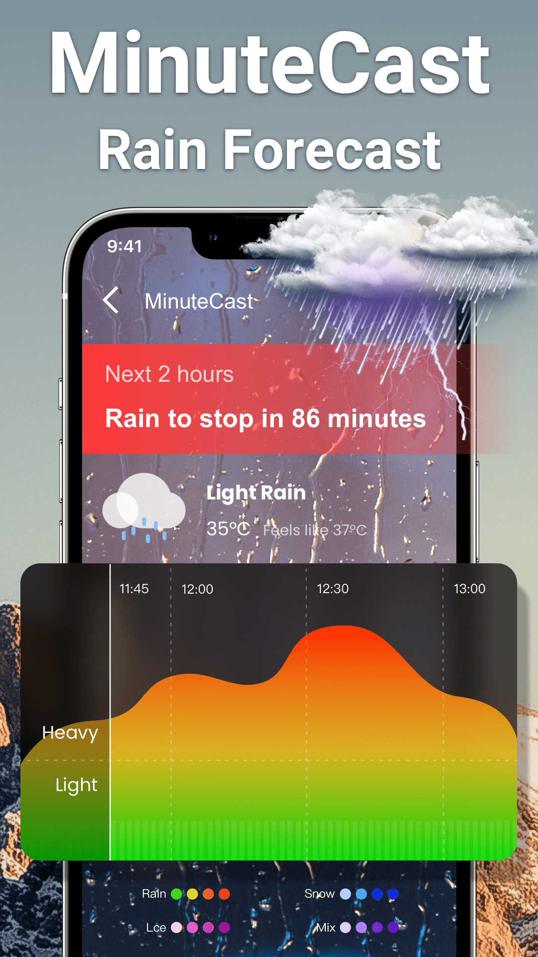 اسکرین شات 6 برنامه Weather: Live radar & widgets