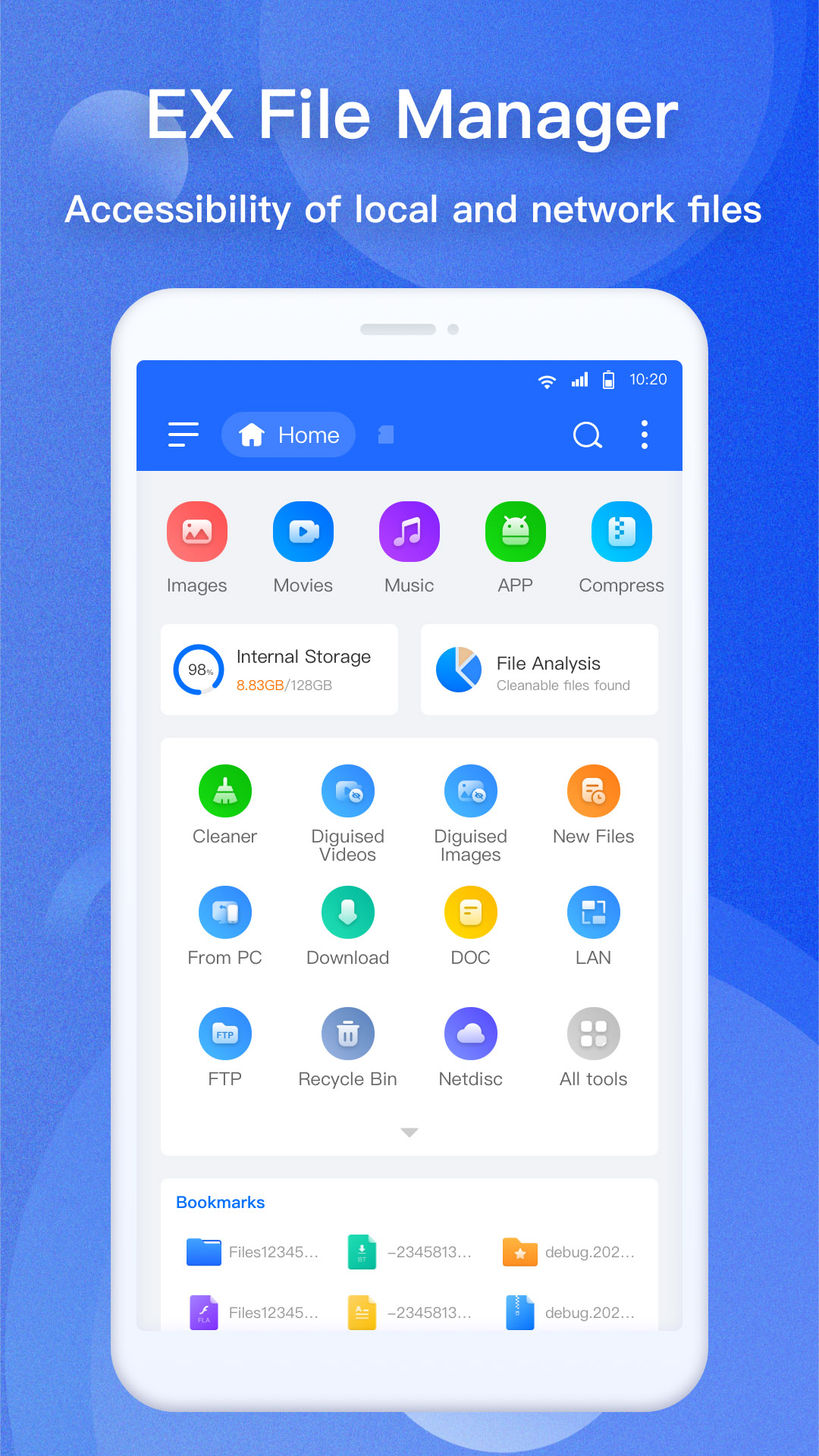 اسکرین شات 1 برنامه EX File Manager