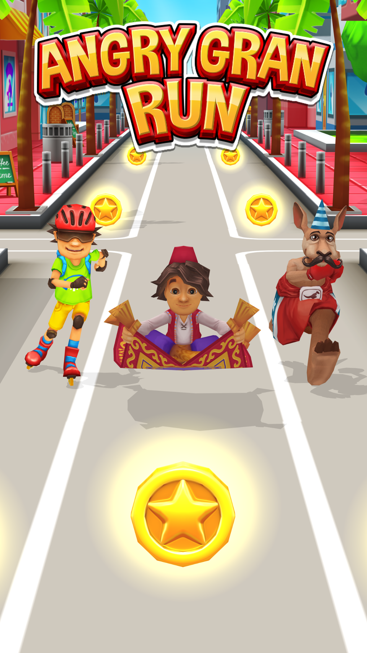اسکرین شات 4 بازی Angry Gran Run - Running Game