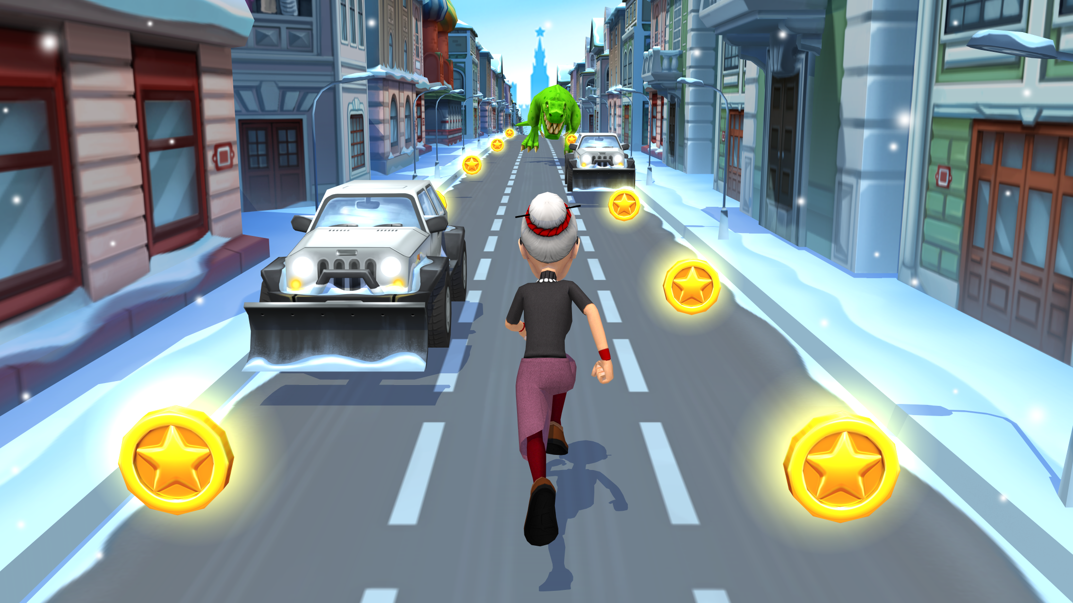 اسکرین شات 1 بازی Angry Gran Run - Running Game