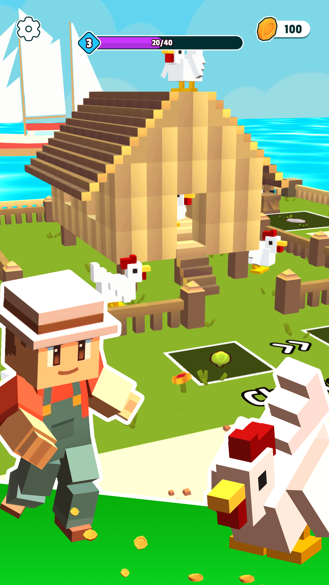 اسکرین شات 1 بازی Farm Craft - Farming Game